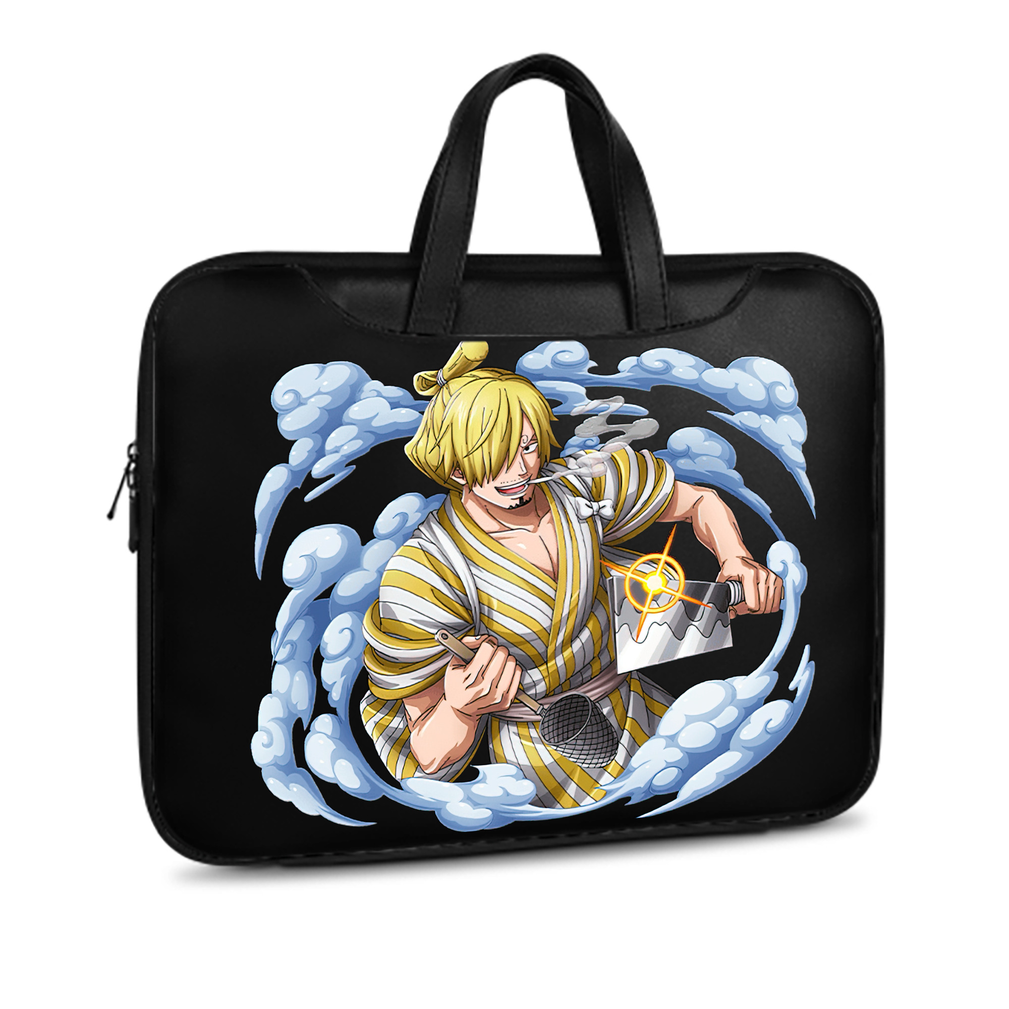 ワンピース サンジ ONE PIECE Sanji レザーラップトップバッグ　ノートパソコンケース