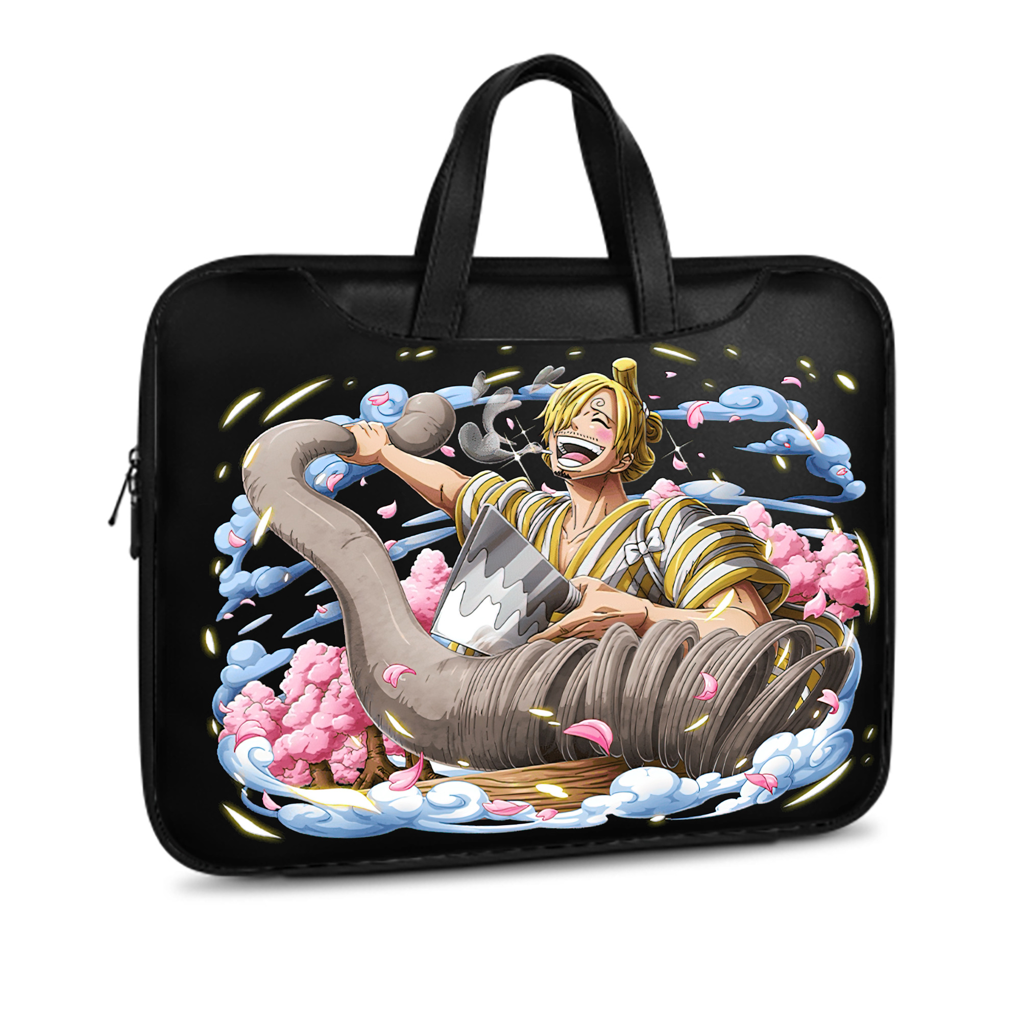 ワンピース サンジ ONE PIECE Sanji レザーラップトップバッグ　ノートパソコンケース