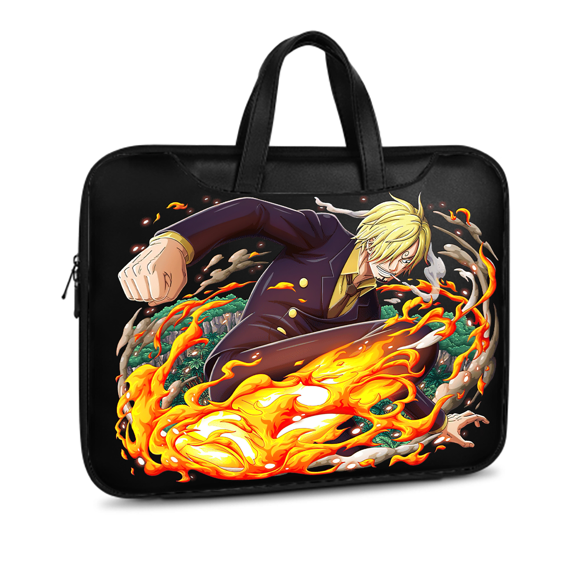 ワンピース サンジ ONE PIECE Sanji レザーラップトップバッグ　ノートパソコンケース