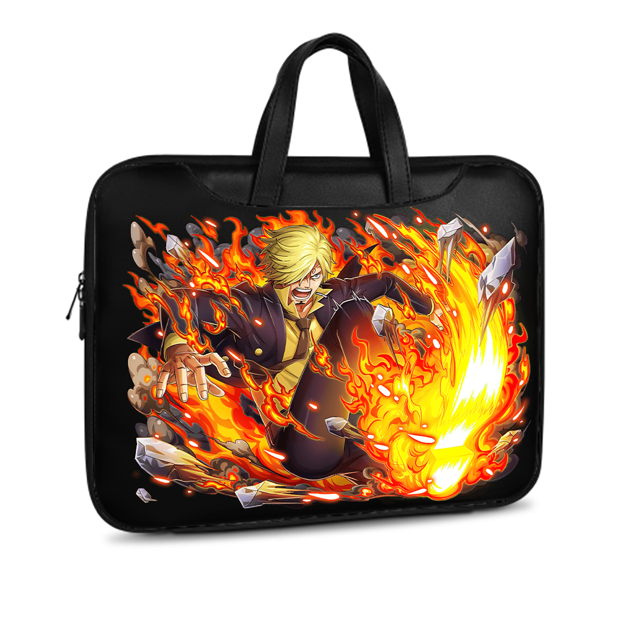 ワンピース サンジ ONE PIECE Sanji レザーラップトップバッグ　ノートパソコンケース