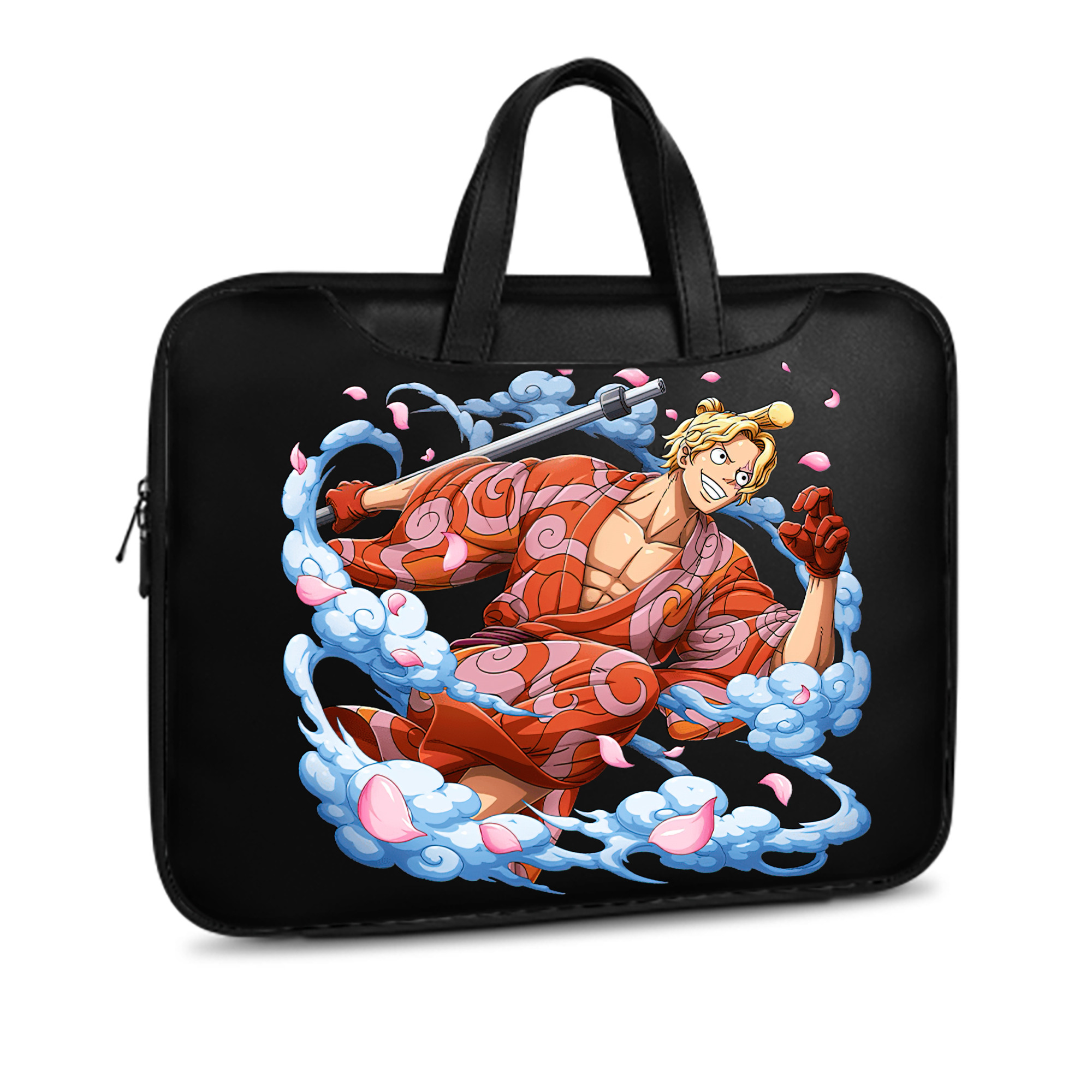 ワンピース サンジ ONE PIECE Sanji レザーラップトップバッグ　ノートパソコンケース