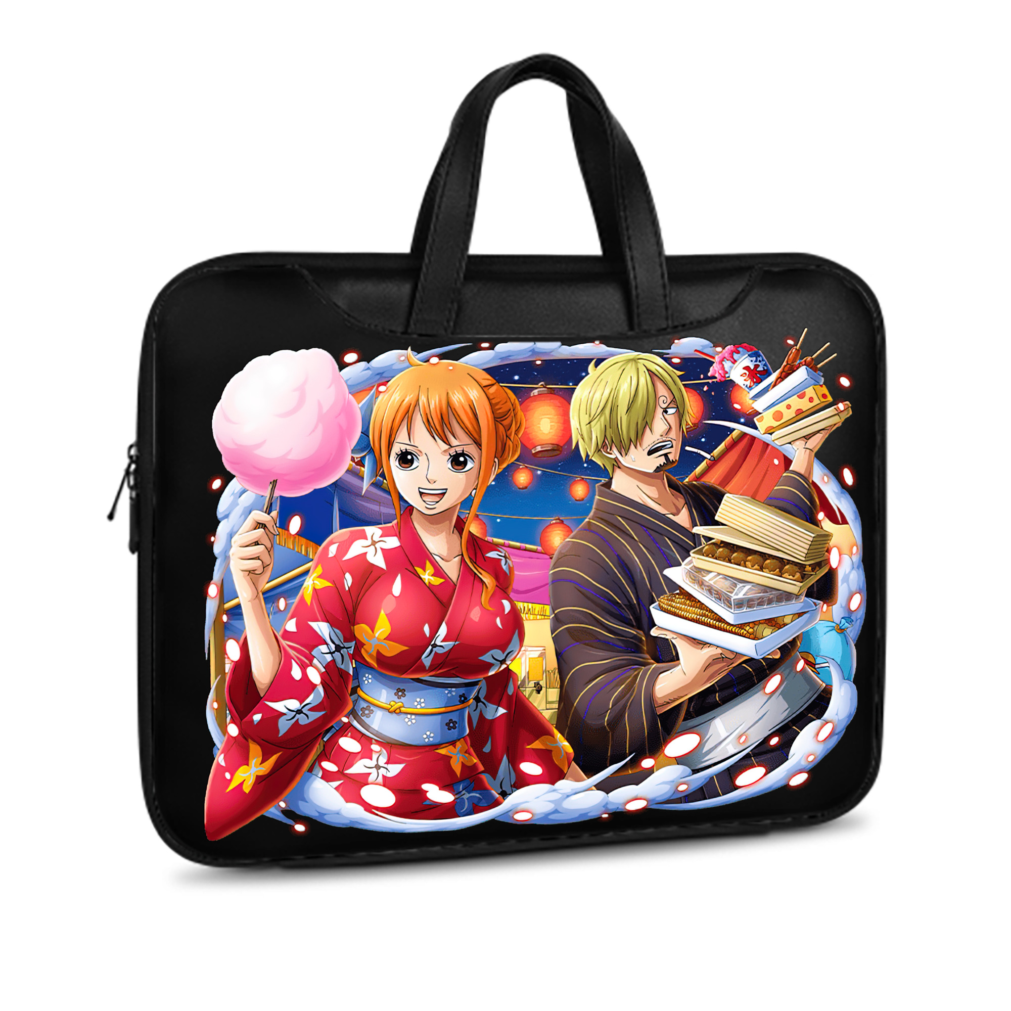 ワンピース サンジ ONE PIECE Sanji レザーラップトップバッグ　ノートパソコンケース