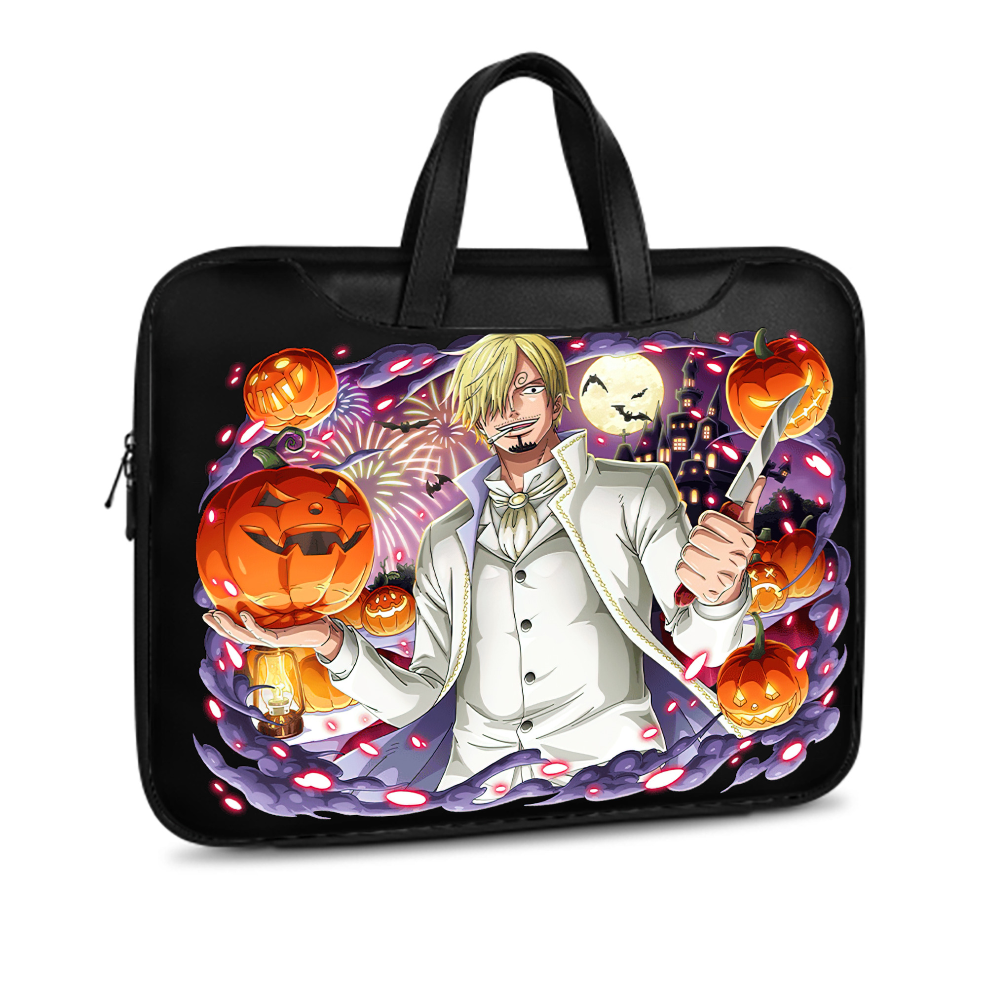 ワンピース サンジ ONE PIECE Sanji レザーラップトップバッグ　ノートパソコンケース