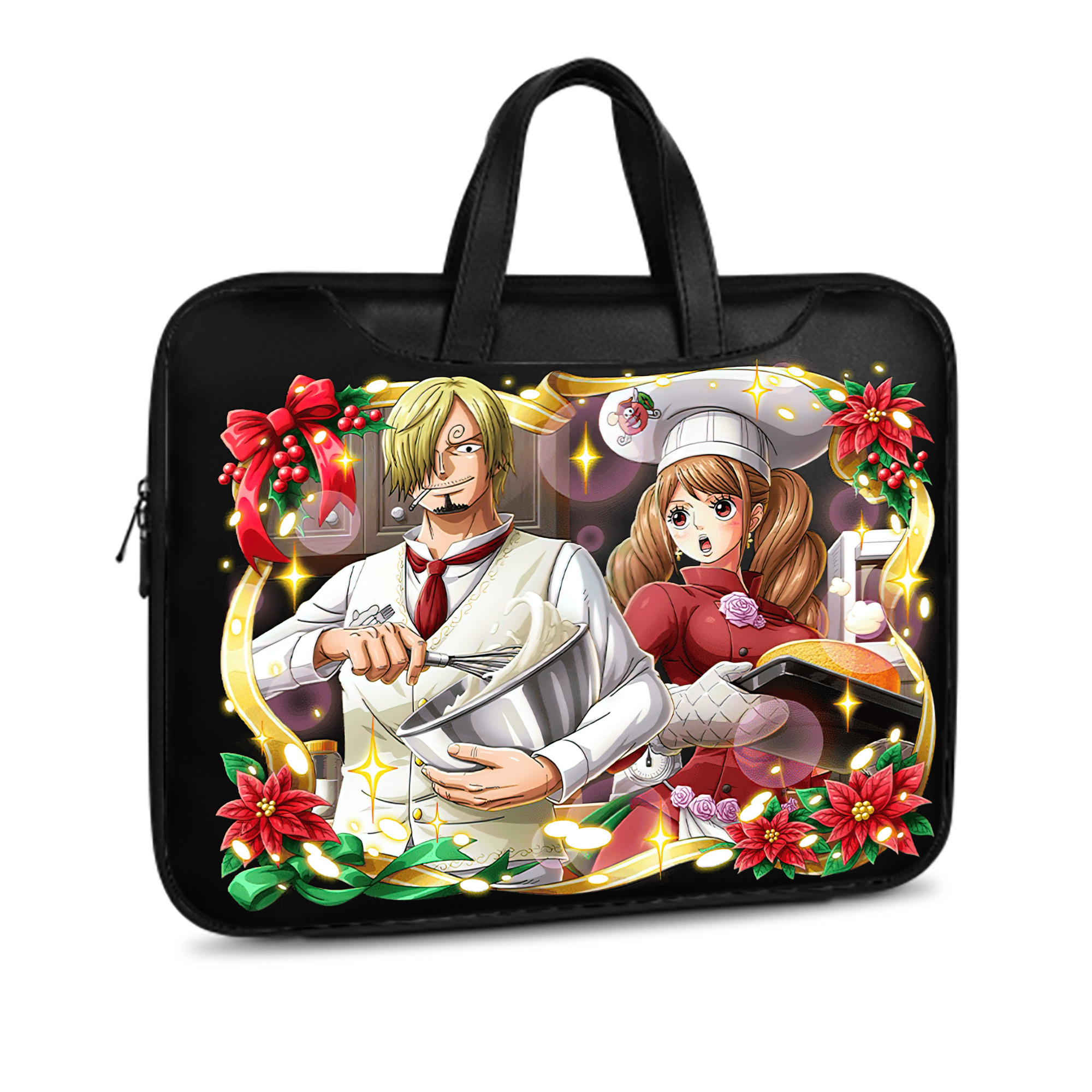 ワンピース サンジ ONE PIECE Sanji レザーラップトップバッグ　ノートパソコンケース