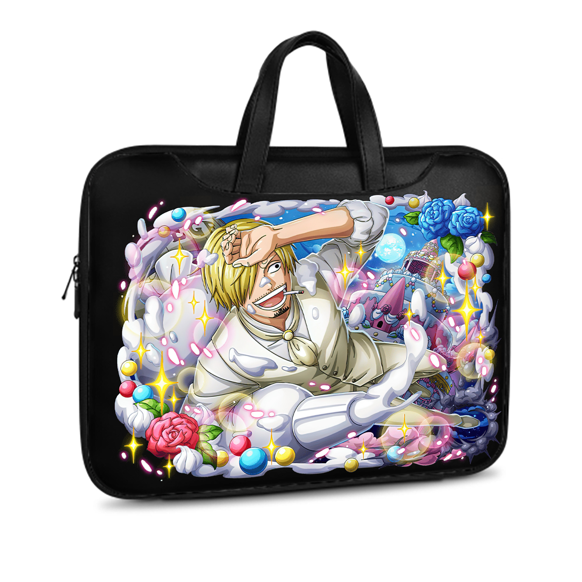ワンピース サンジ ONE PIECE Sanji レザーラップトップバッグ　ノートパソコンケース