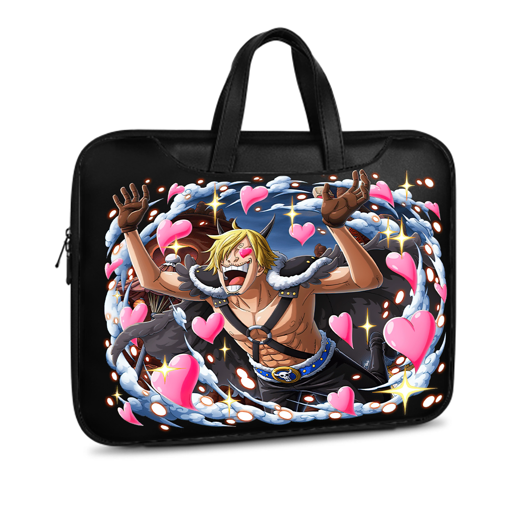 ワンピース サンジ ONE PIECE Sanji レザーラップトップバッグ　ノートパソコンケース