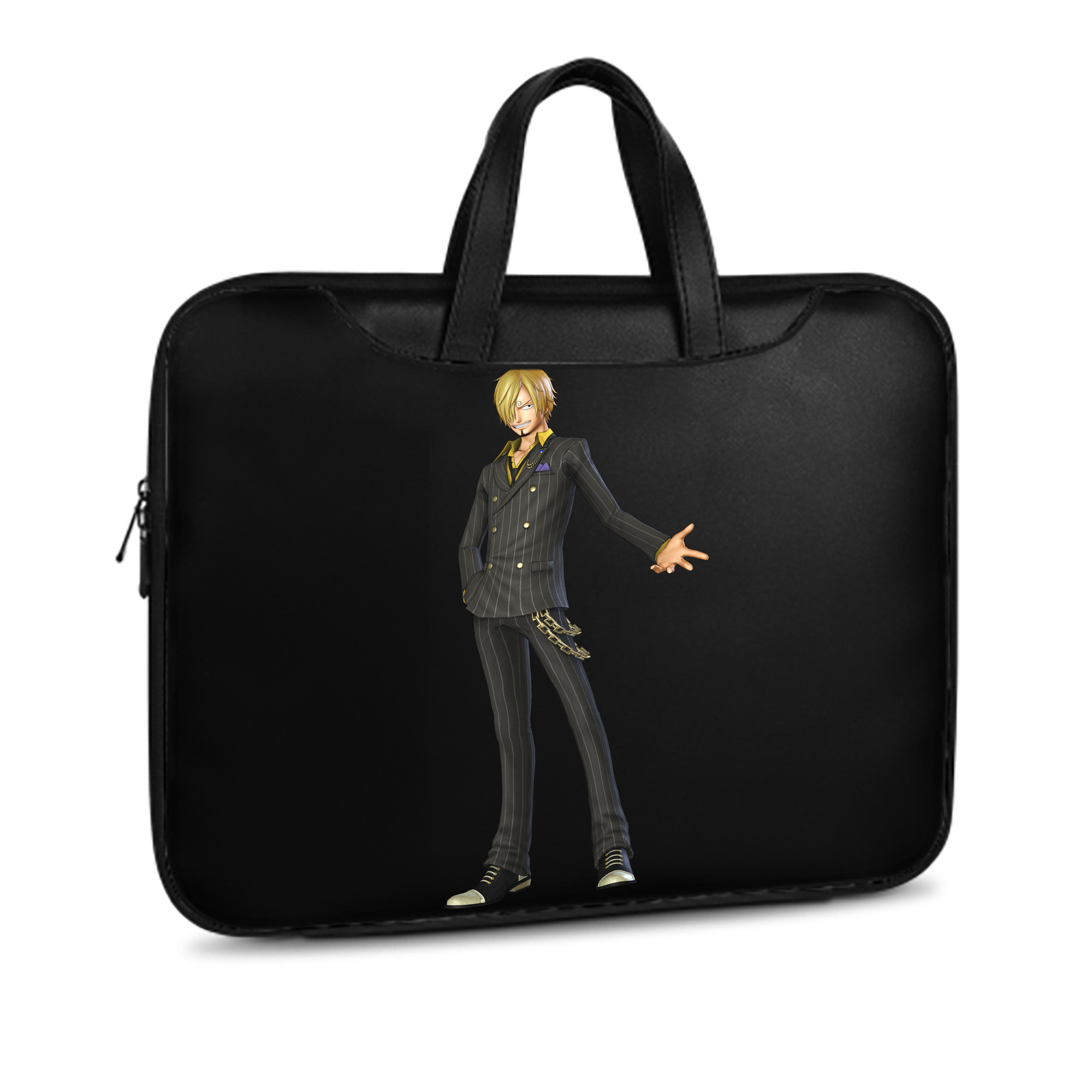 ワンピース サンジ ONE PIECE Sanji レザーラップトップバッグ　ノートパソコンケース