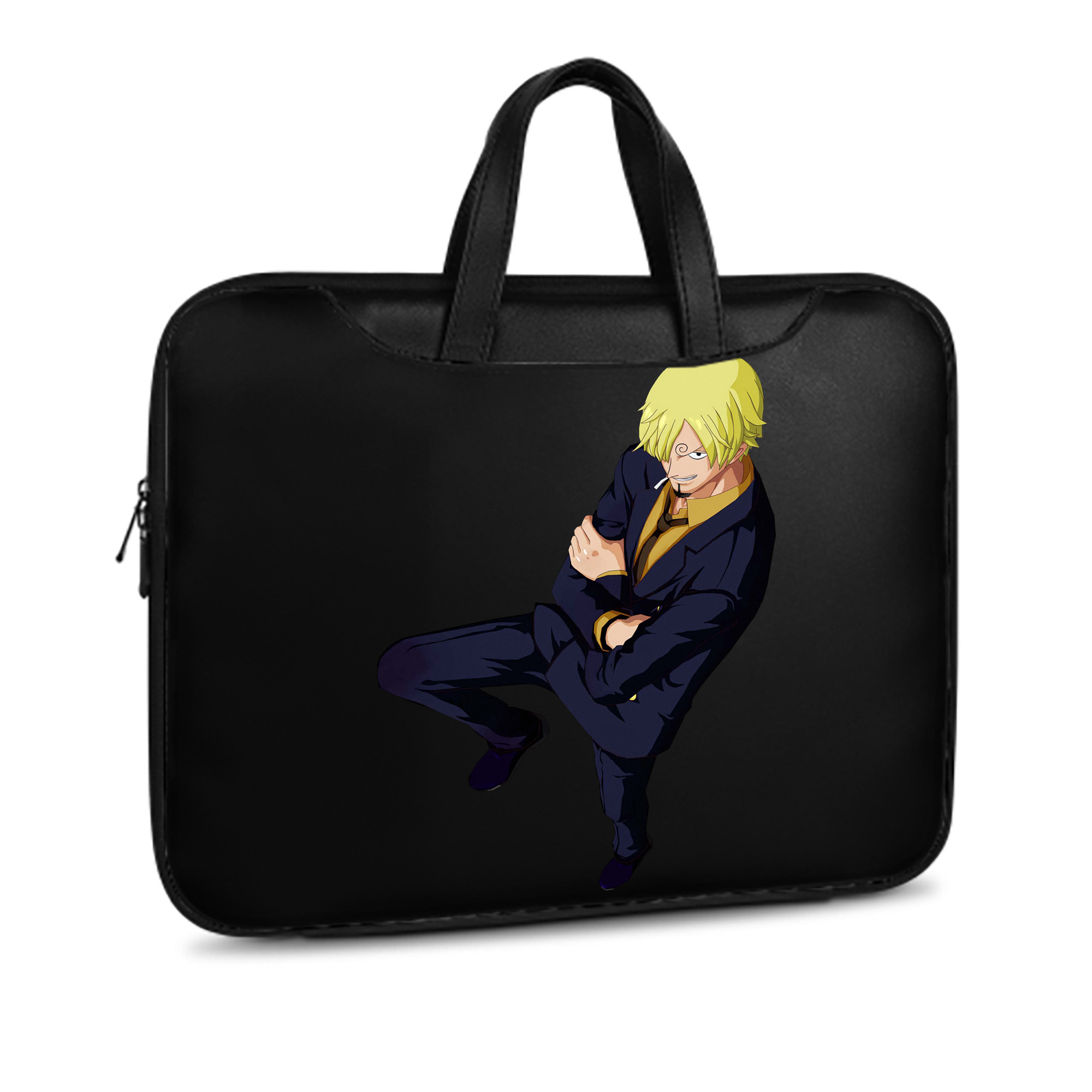 ワンピース サンジ ONE PIECE Sanji レザーラップトップバッグ　ノートパソコンケース