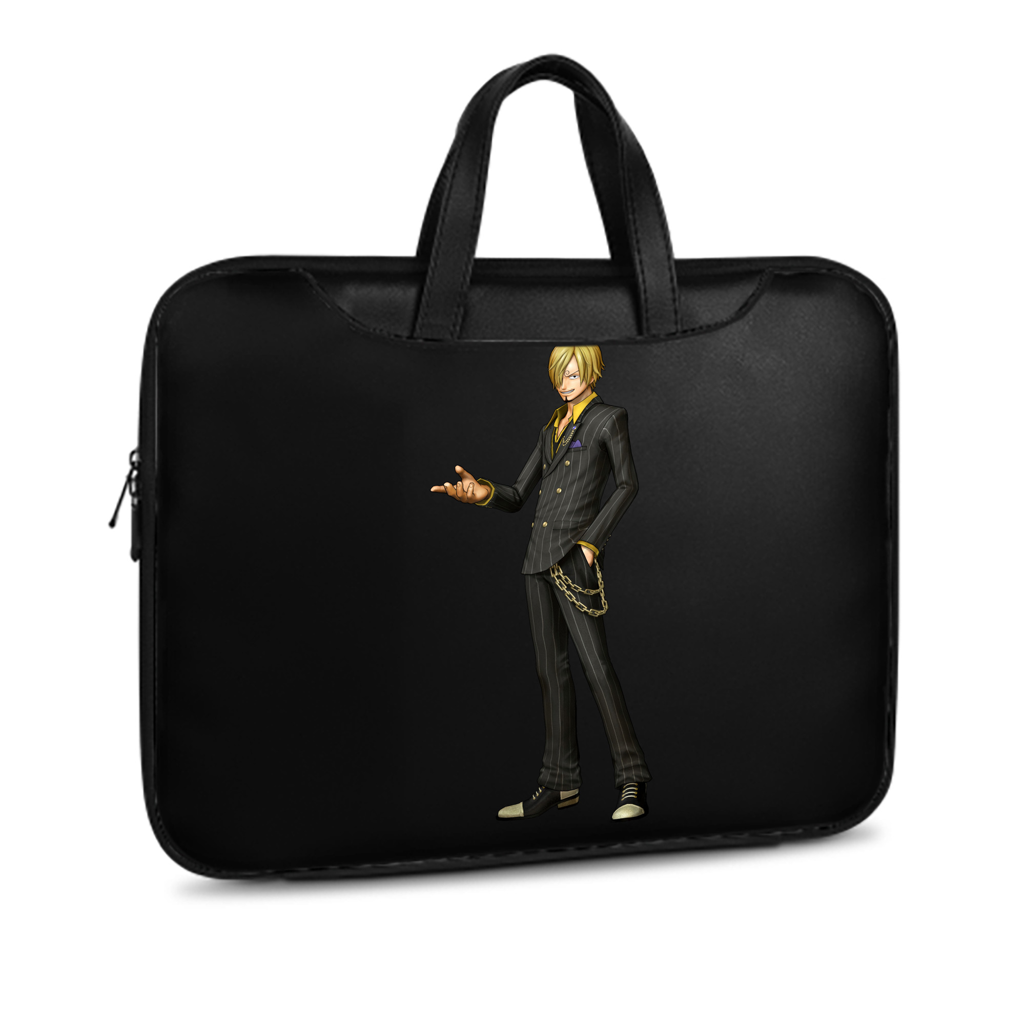 ワンピース サンジ ONE PIECE Sanji レザーラップトップバッグ　ノートパソコンケース