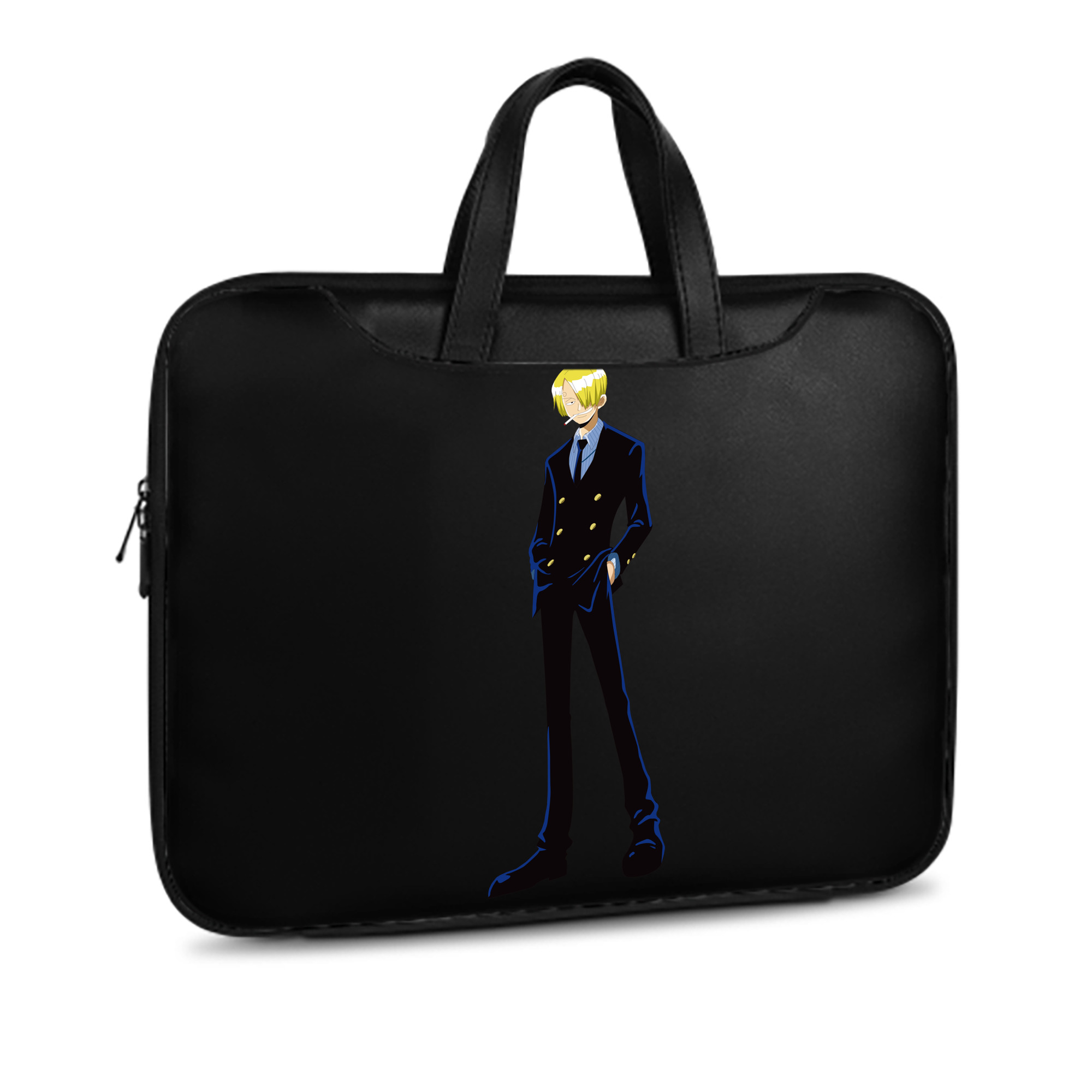 ワンピース サンジ ONE PIECE Sanji レザーラップトップバッグ　ノートパソコンケース