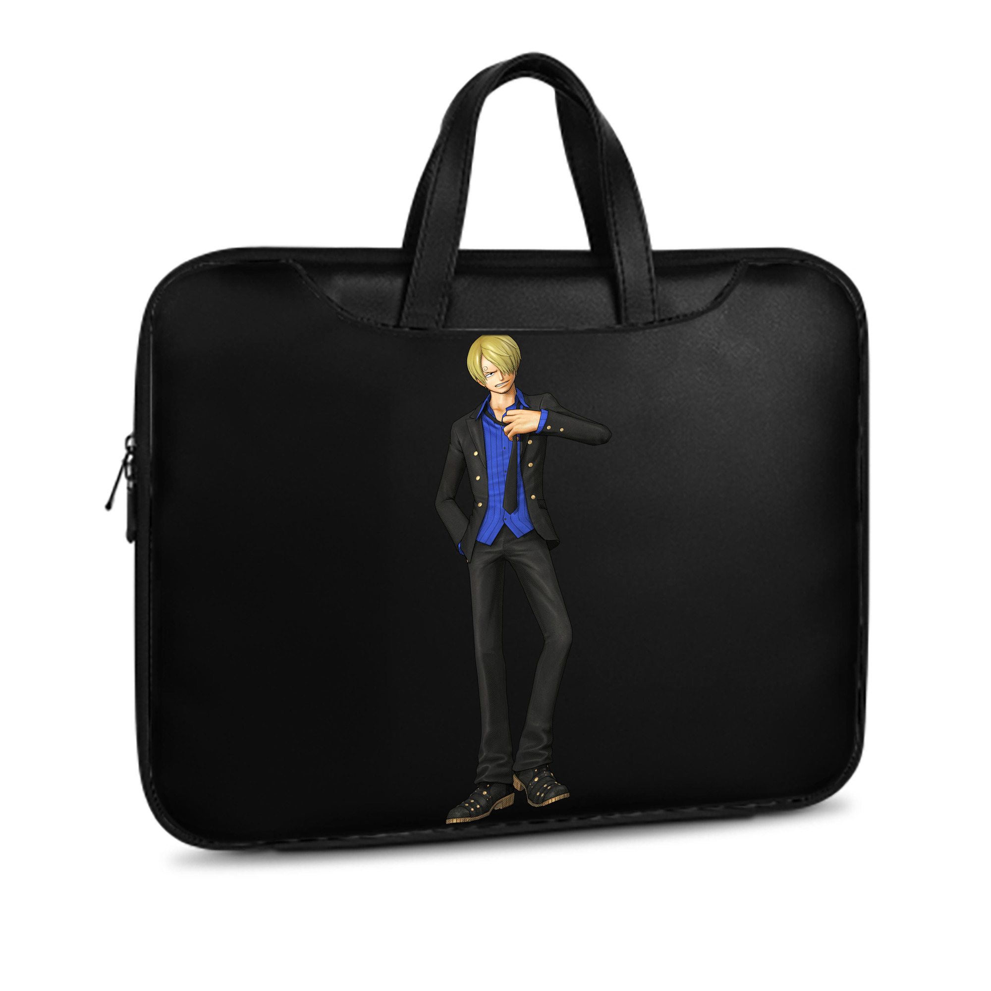 ワンピース サンジ ONE PIECE Sanji レザーラップトップバッグ　ノートパソコンケース