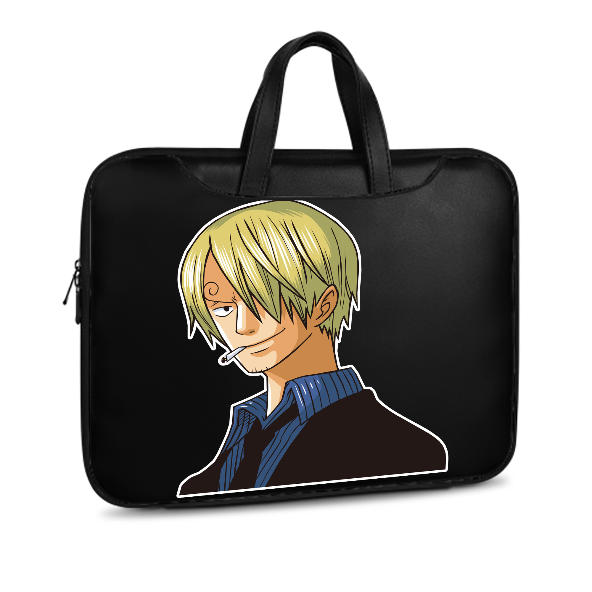 ワンピース サンジ ONE PIECE Sanji レザーラップトップバッグ　ノートパソコンケース