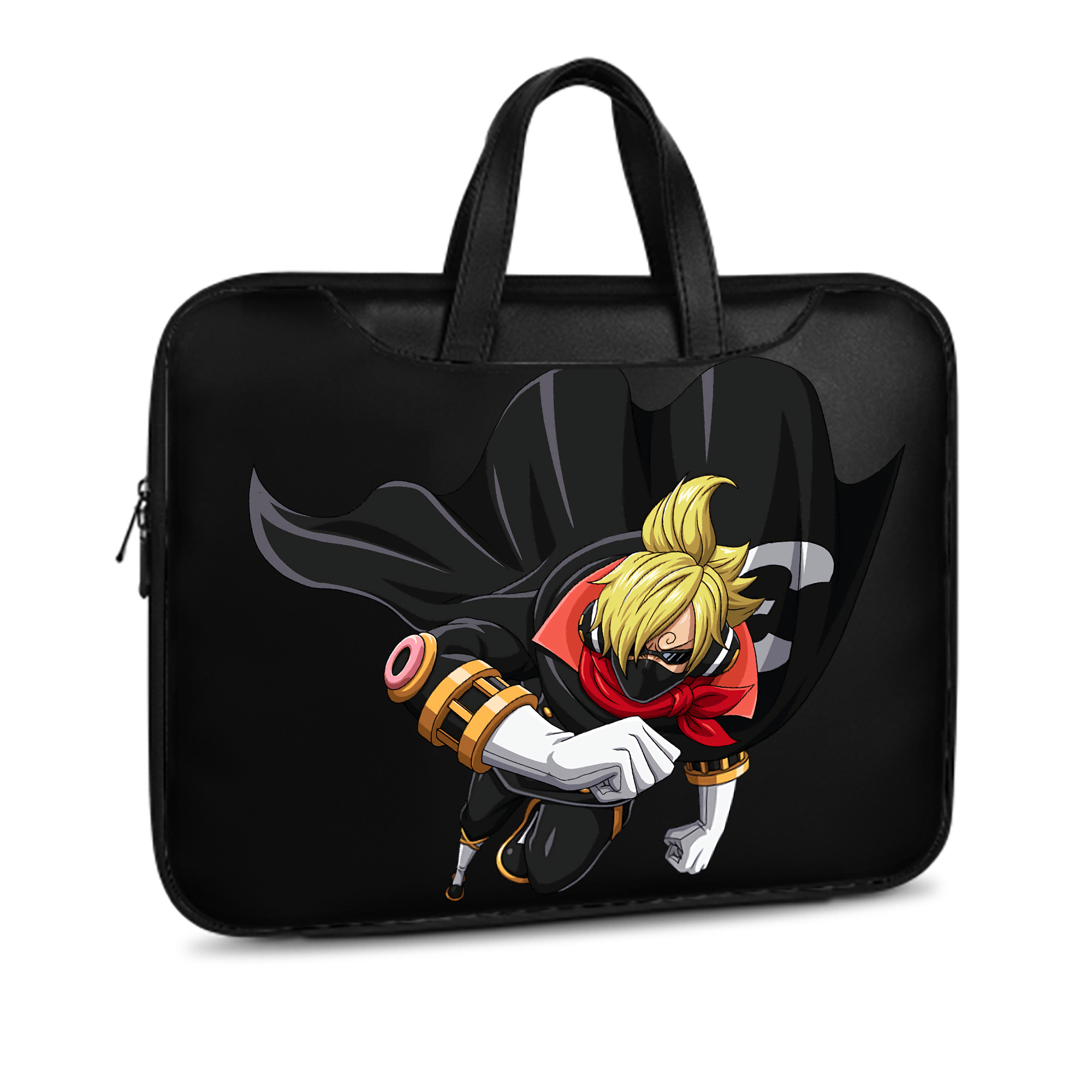 ワンピース サンジ ONE PIECE Sanji レザーラップトップバッグ　ノートパソコンケース