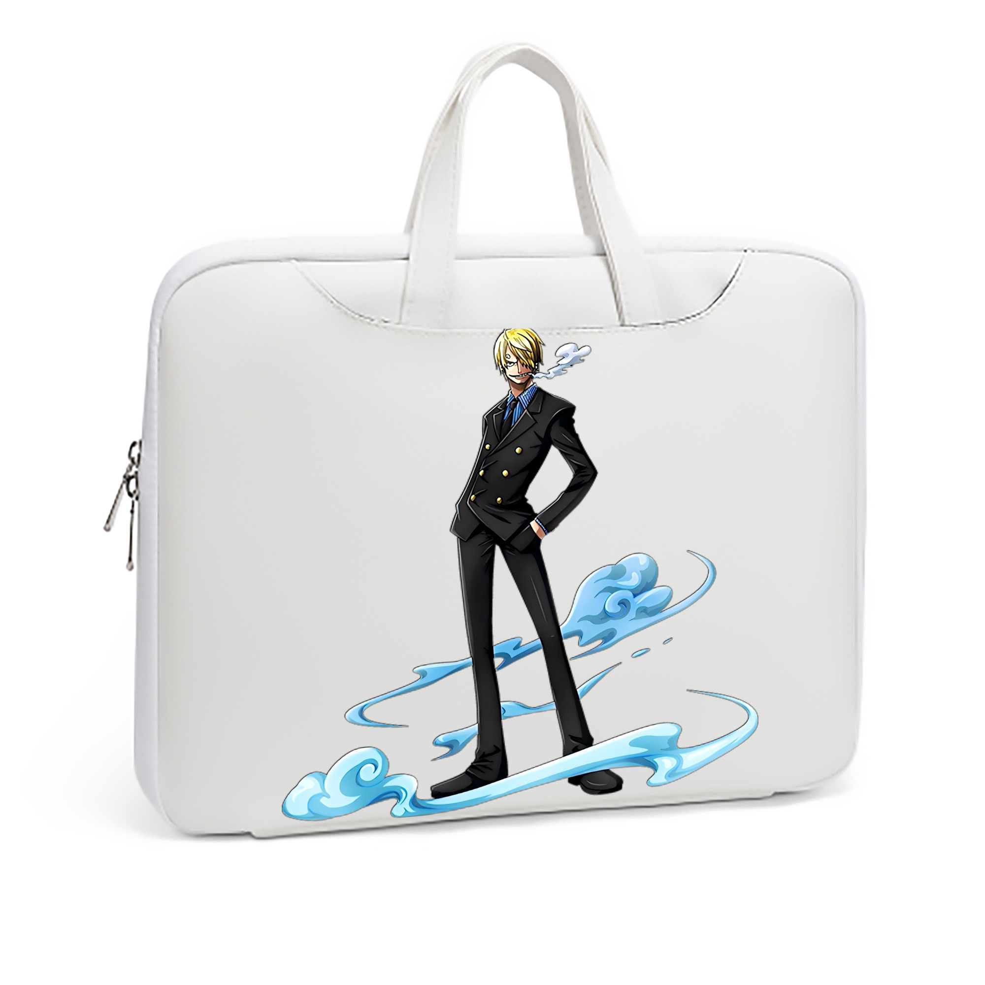 （画像用） ワンピース サンジ ONE PIECE Sanji レザーラップトップバッグ　ノートパソコンケース