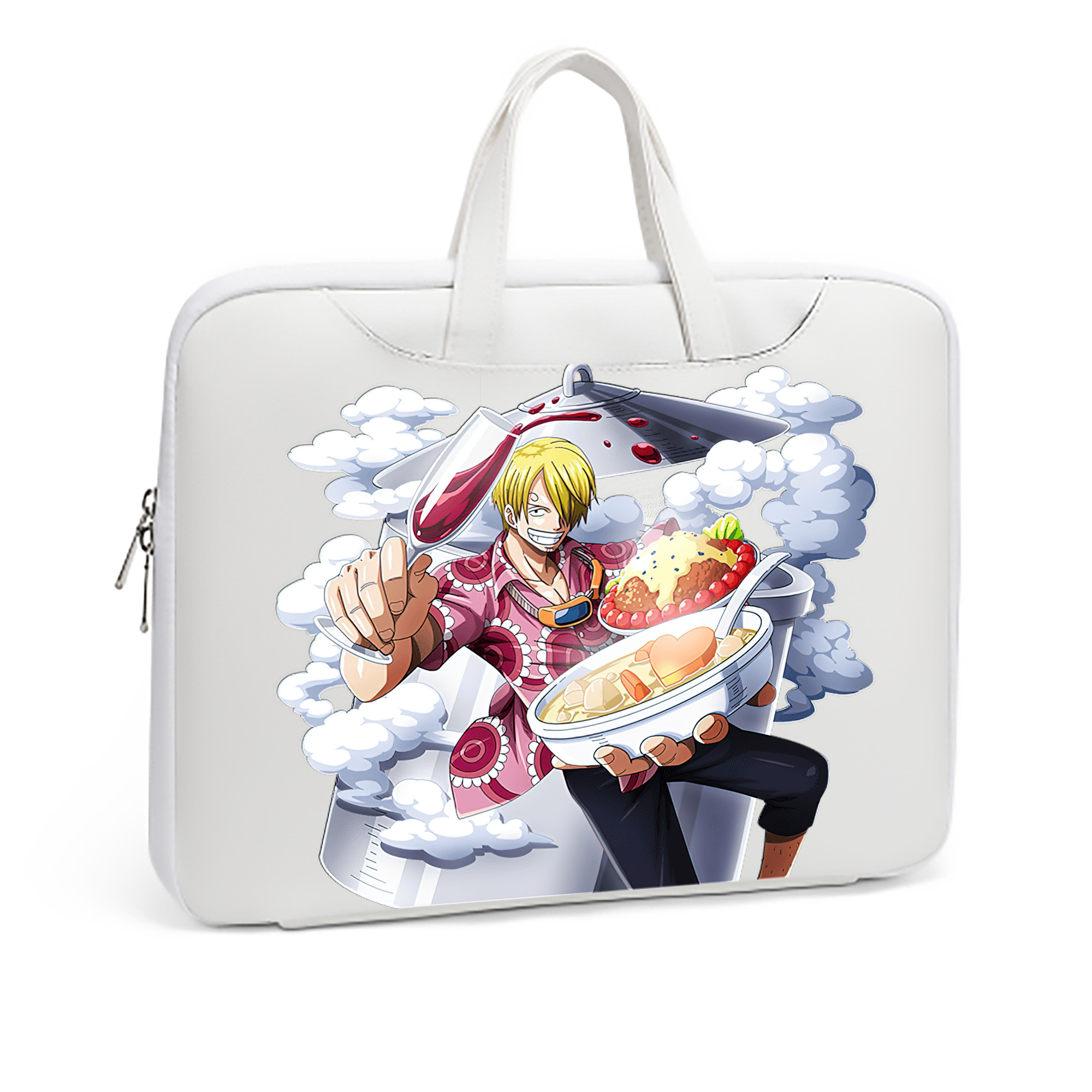 （画像用） ワンピース サンジ ONE PIECE Sanji レザーラップトップバッグ　ノートパソコンケース