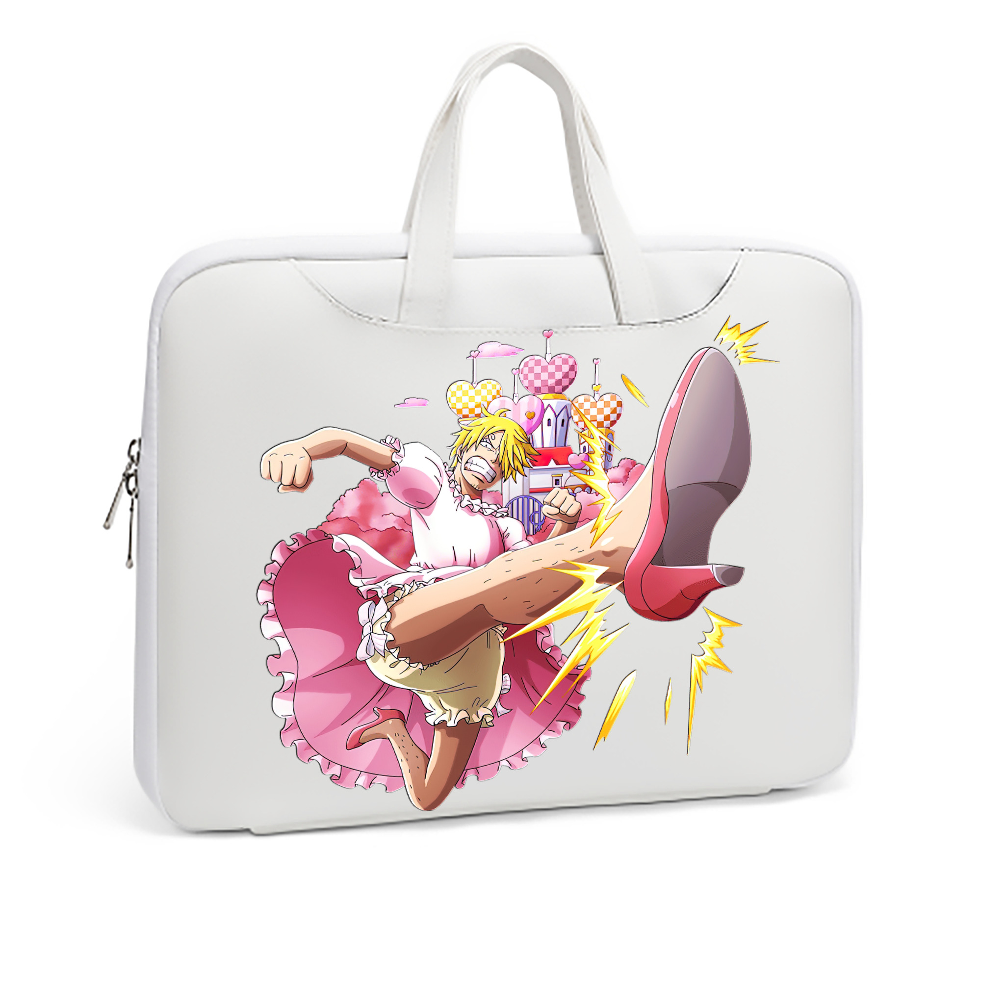 （画像用） ワンピース サンジ ONE PIECE Sanji レザーラップトップバッグ　ノートパソコンケース