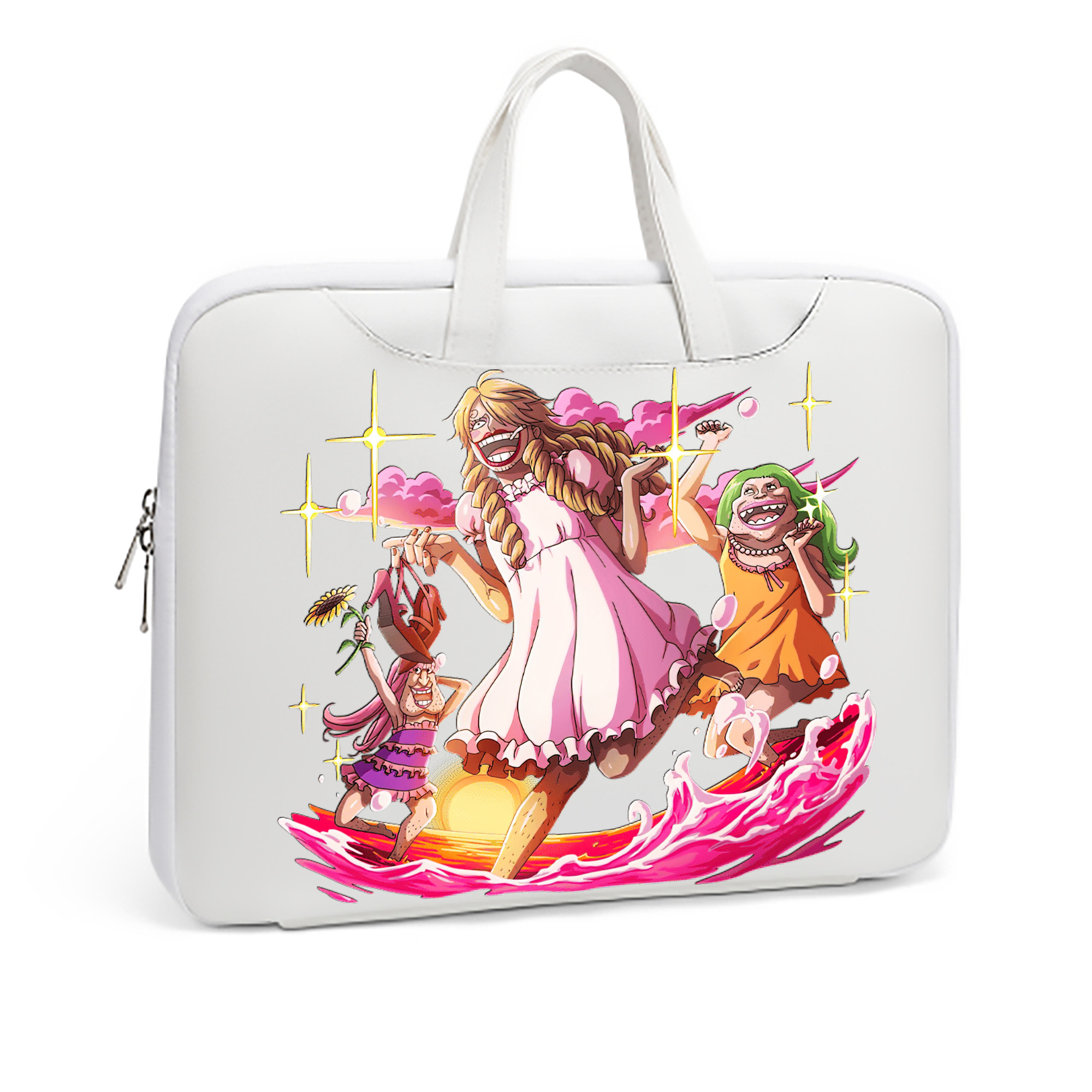 （画像用） ワンピース サンジ ONE PIECE Sanji レザーラップトップバッグ　ノートパソコンケース