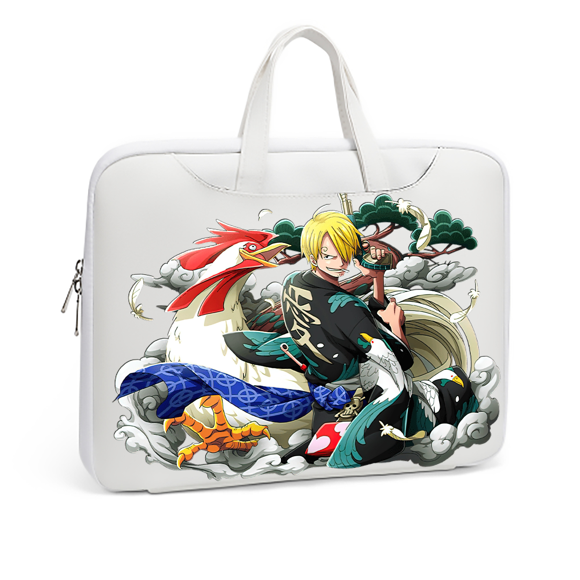 （画像用） ワンピース サンジ ONE PIECE Sanji レザーラップトップバッグ　ノートパソコンケース