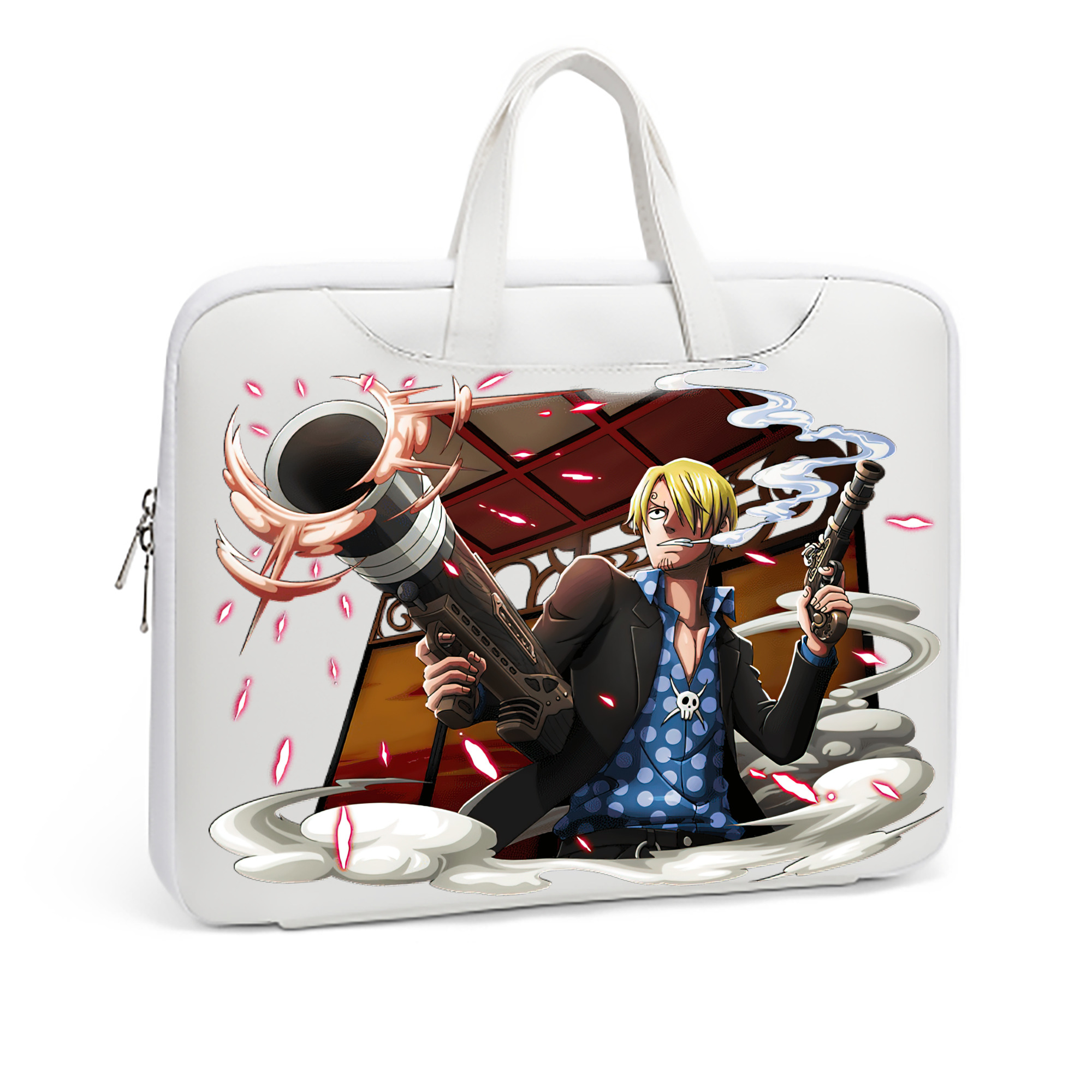 （画像用） ワンピース サンジ ONE PIECE Sanji レザーラップトップバッグ　ノートパソコンケース