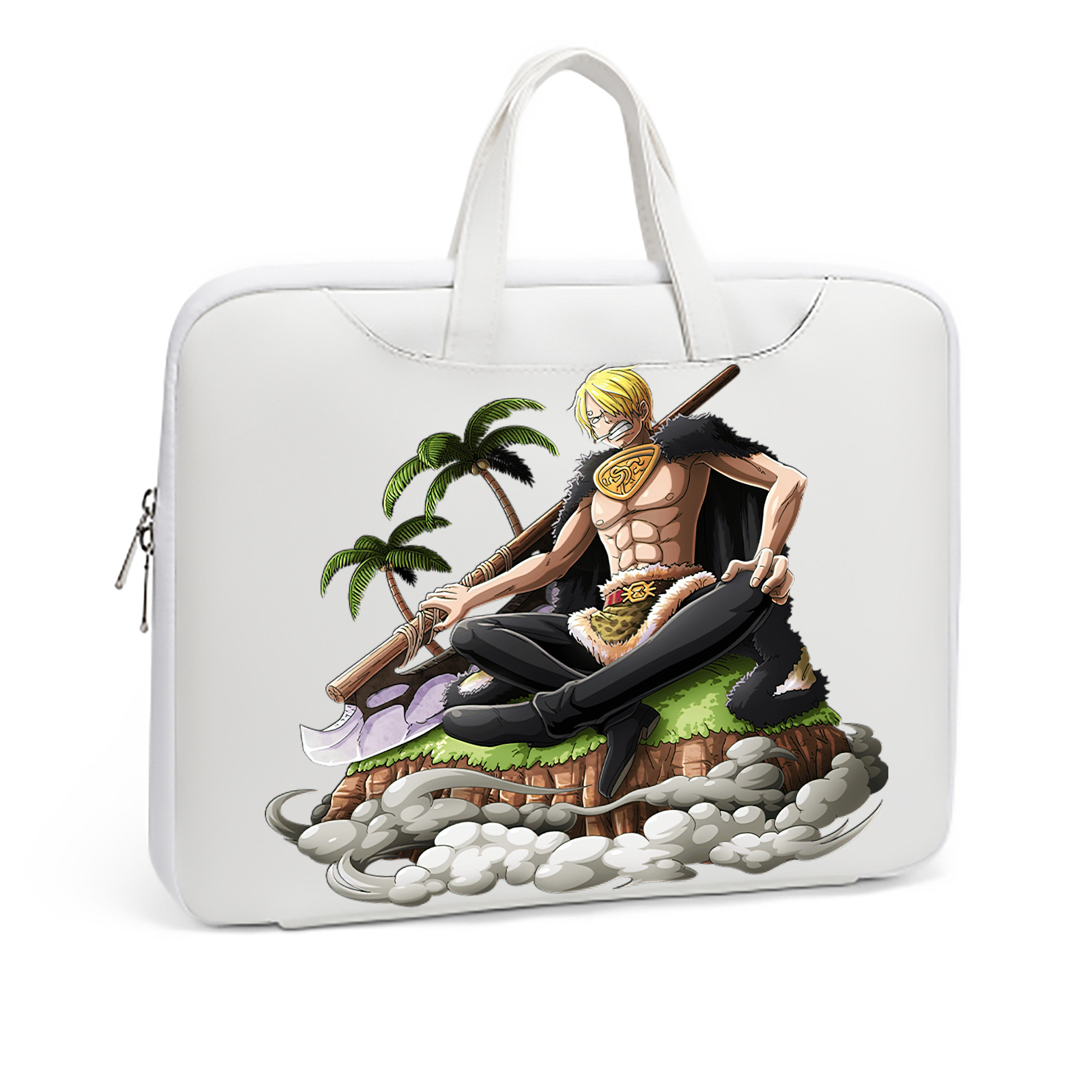 （画像用） ワンピース サンジ ONE PIECE Sanji レザーラップトップバッグ　ノートパソコンケース