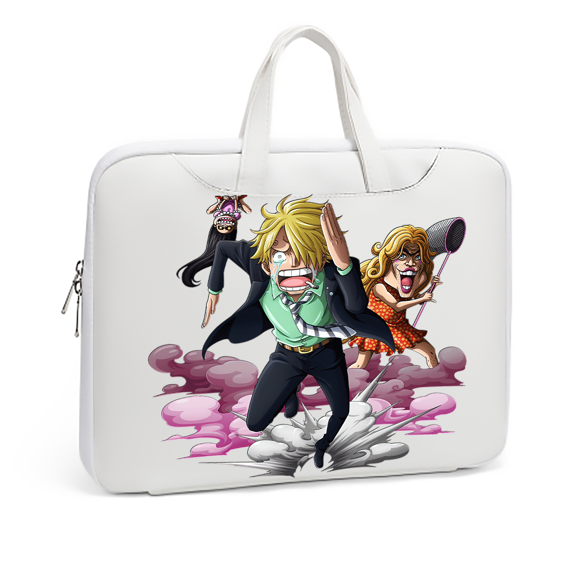 （画像用） ワンピース サンジ ONE PIECE Sanji レザーラップトップバッグ　ノートパソコンケース