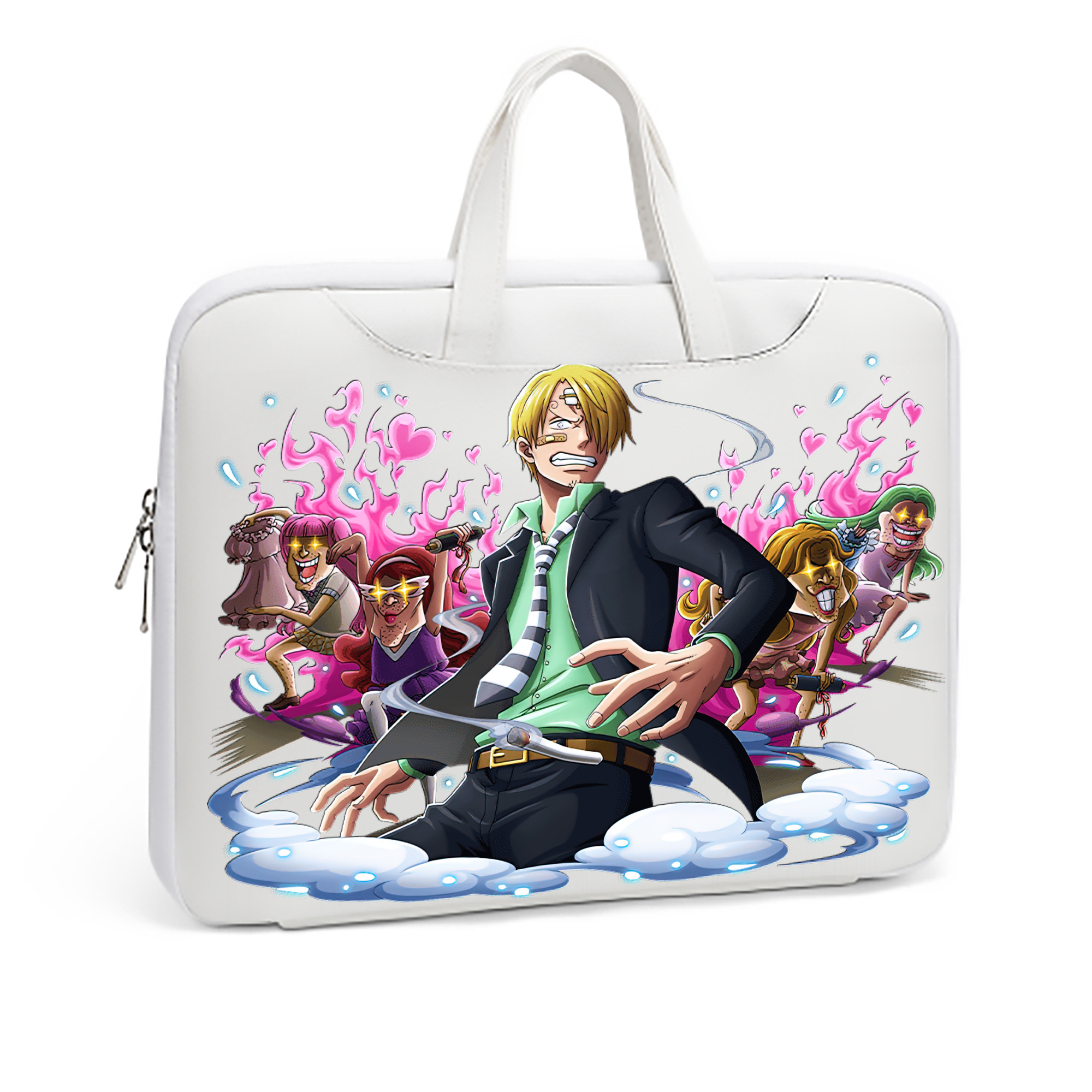 （画像用） ワンピース サンジ ONE PIECE Sanji レザーラップトップバッグ　ノートパソコンケース