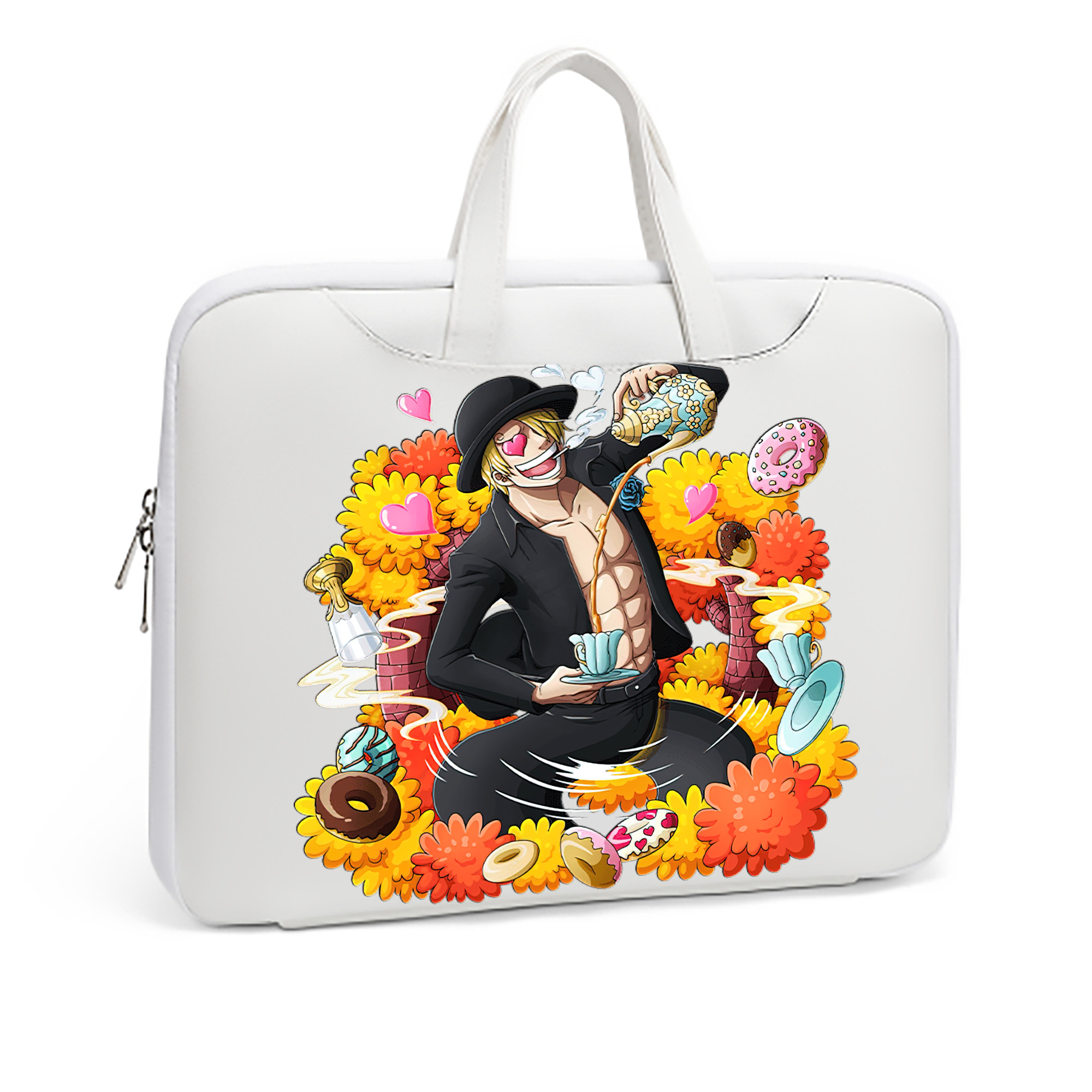 （画像用） ワンピース サンジ ONE PIECE Sanji レザーラップトップバッグ　ノートパソコンケース