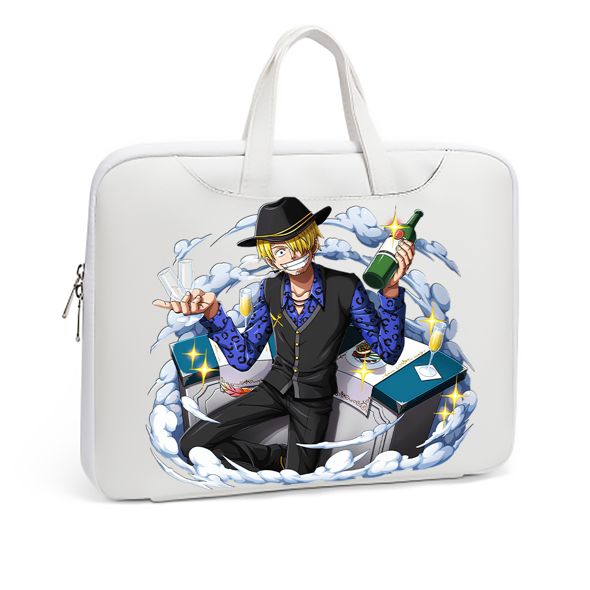 （画像用） ワンピース サンジ ONE PIECE Sanji レザーラップトップバッグ　ノートパソコンケース