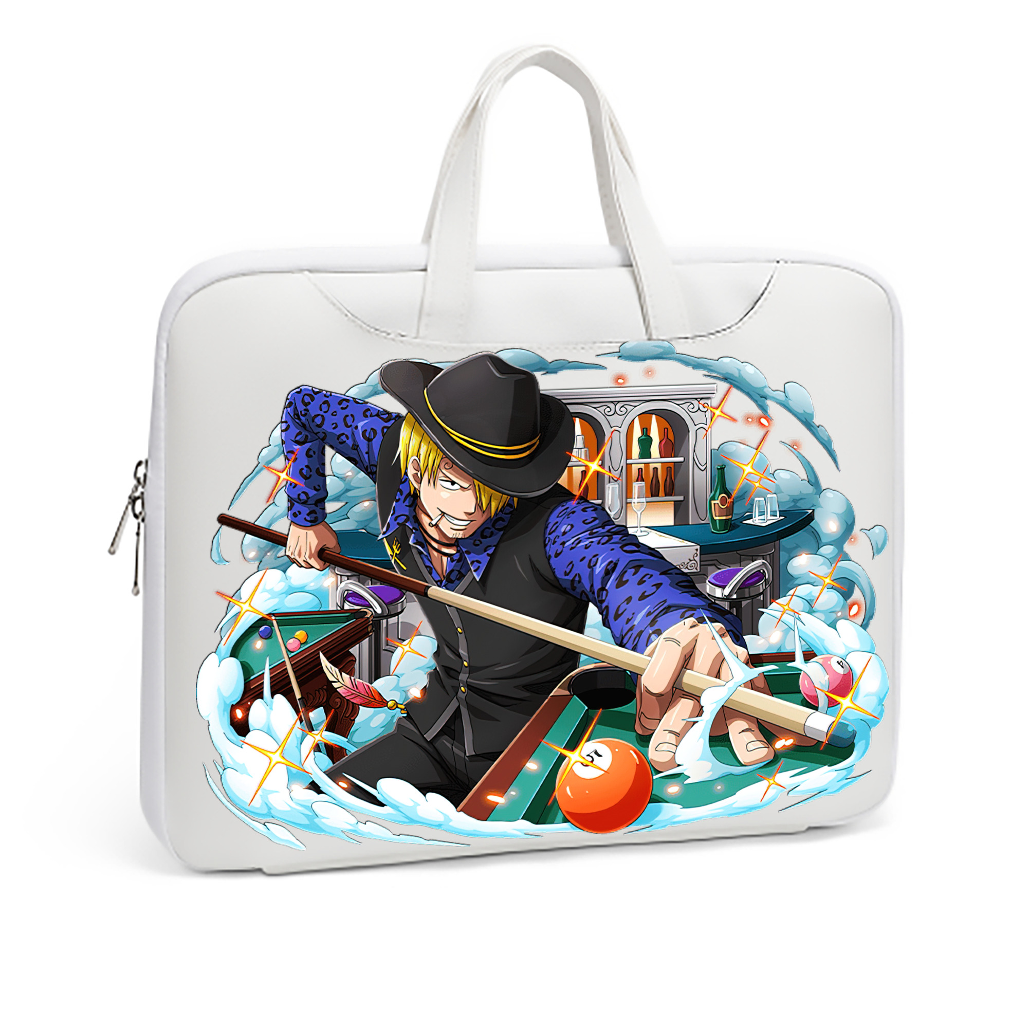 （画像用） ワンピース サンジ ONE PIECE Sanji レザーラップトップバッグ　ノートパソコンケース
