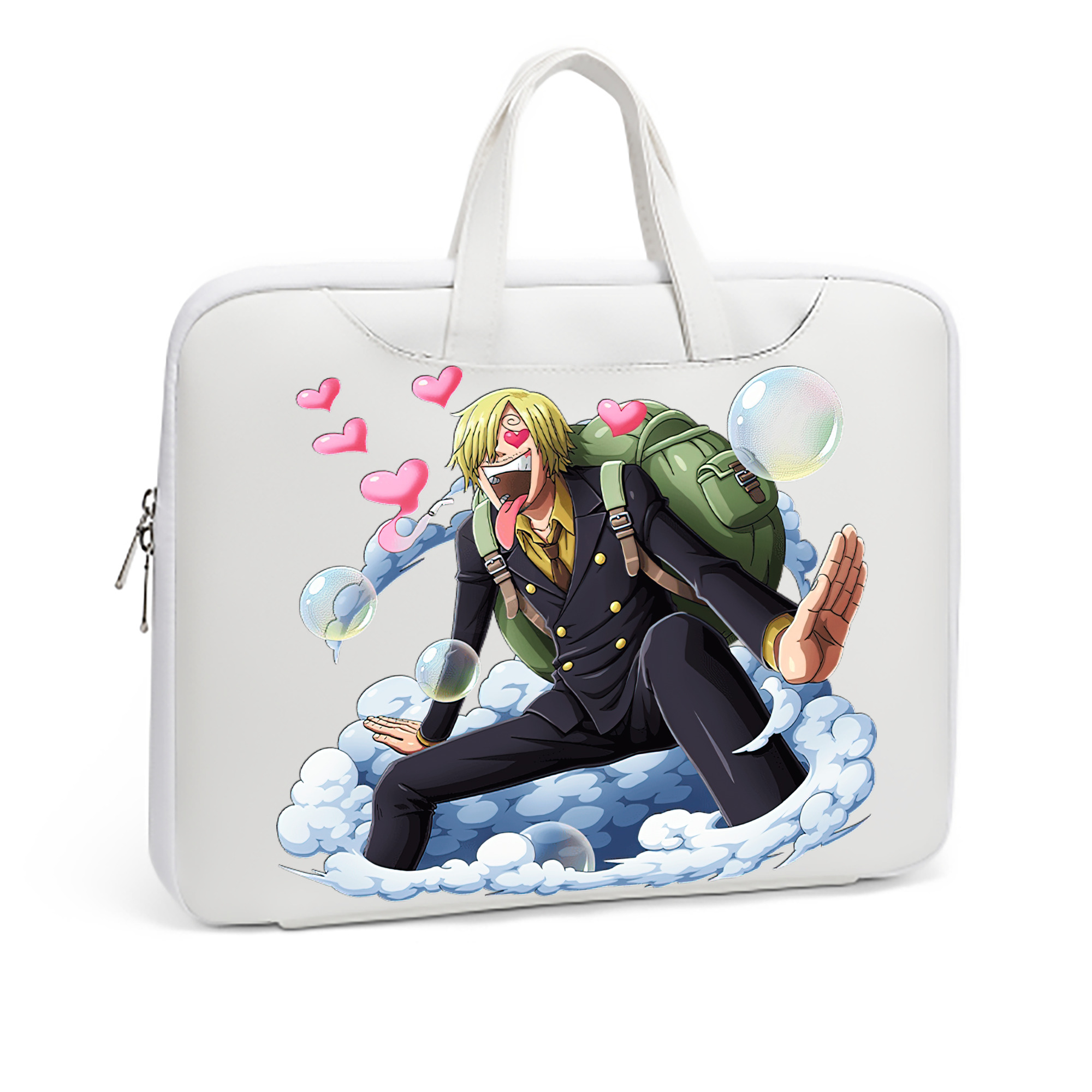 （画像用） ワンピース サンジ ONE PIECE Sanji レザーラップトップバッグ　ノートパソコンケース