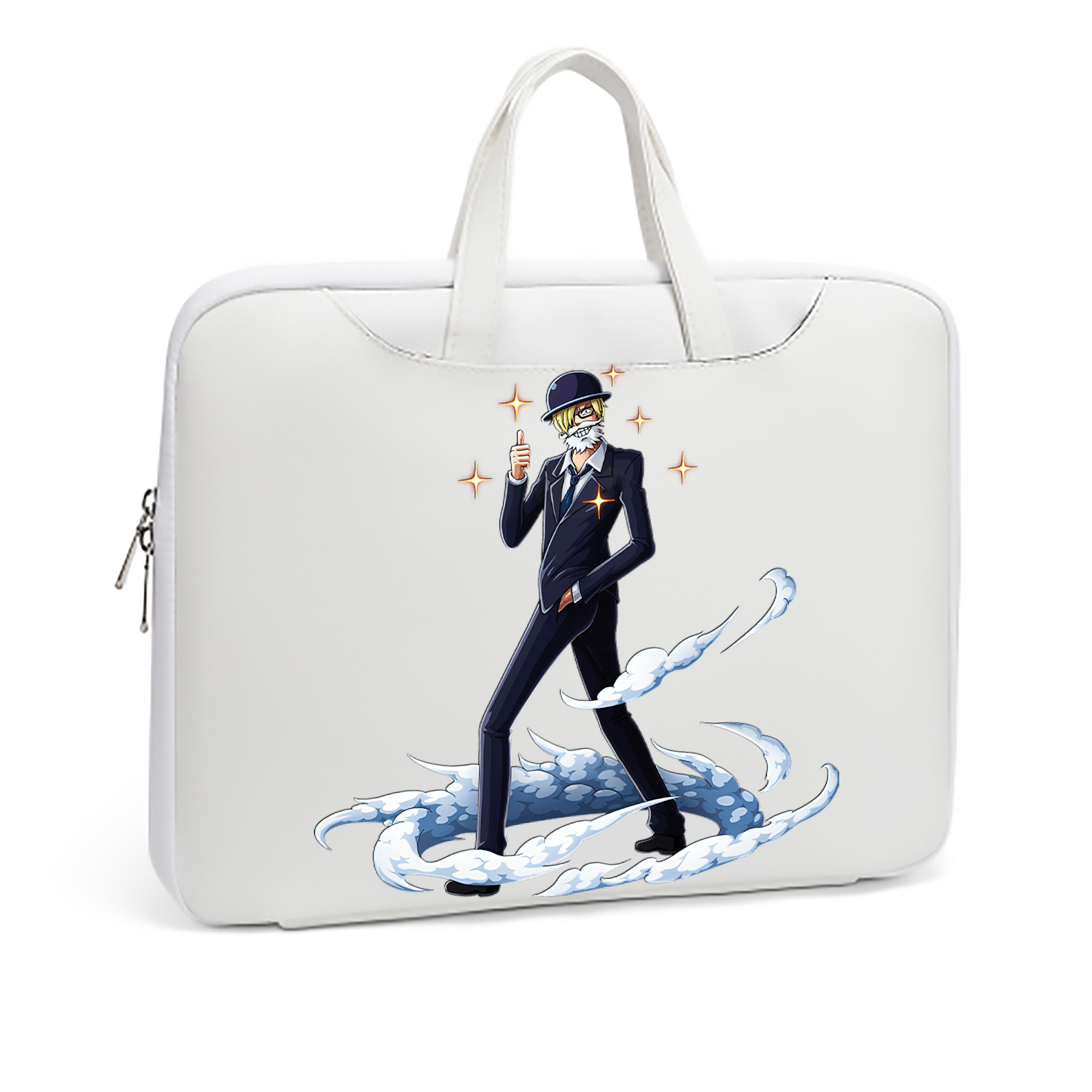 （画像用） ワンピース サンジ ONE PIECE Sanji レザーラップトップバッグ　ノートパソコンケース