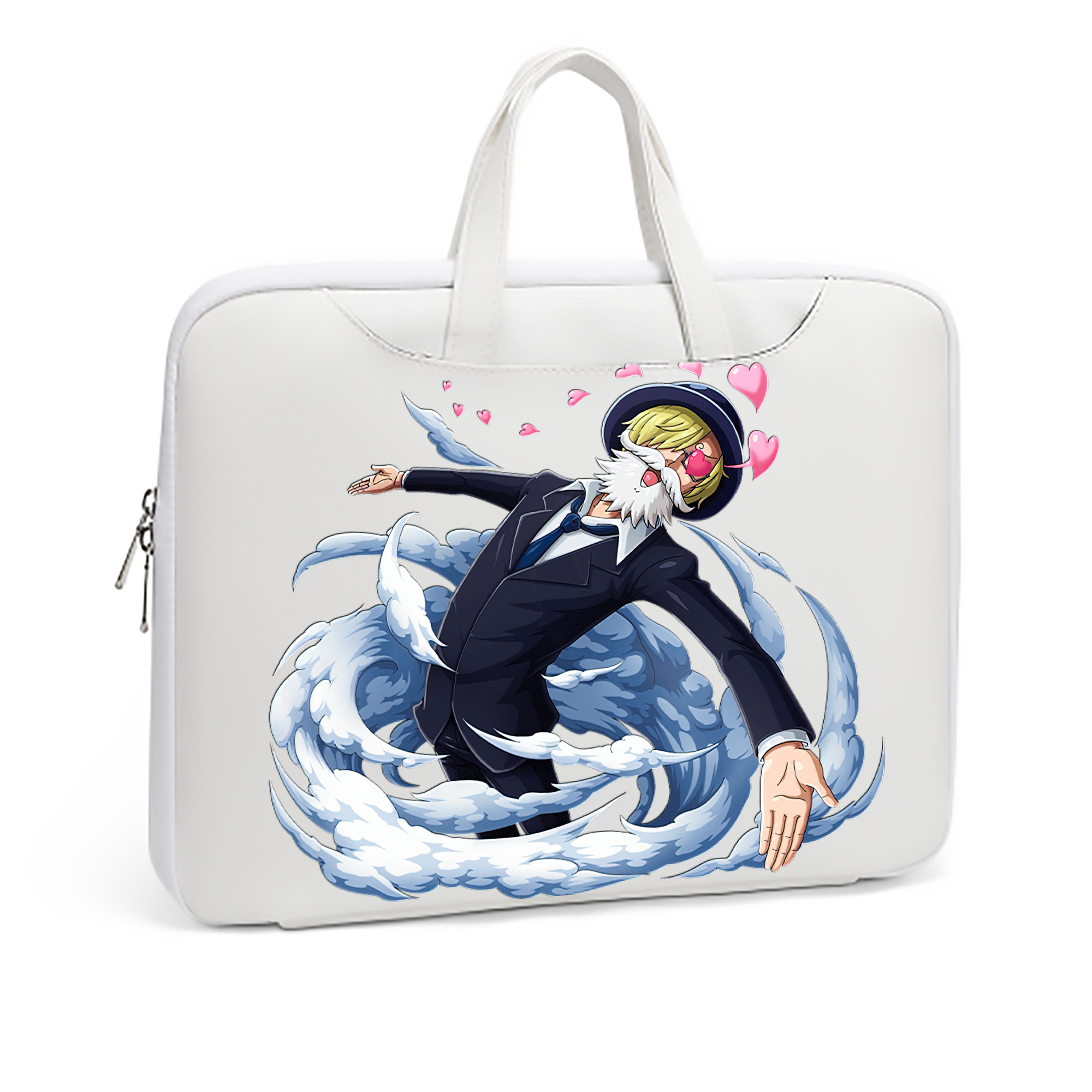 （画像用） ワンピース サンジ ONE PIECE Sanji レザーラップトップバッグ　ノートパソコンケース
