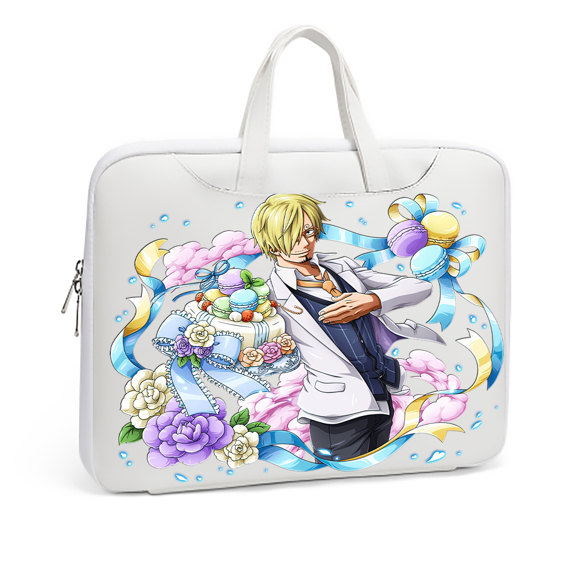 （画像用） ワンピース サンジ ONE PIECE Sanji レザーラップトップバッグ　ノートパソコンケース