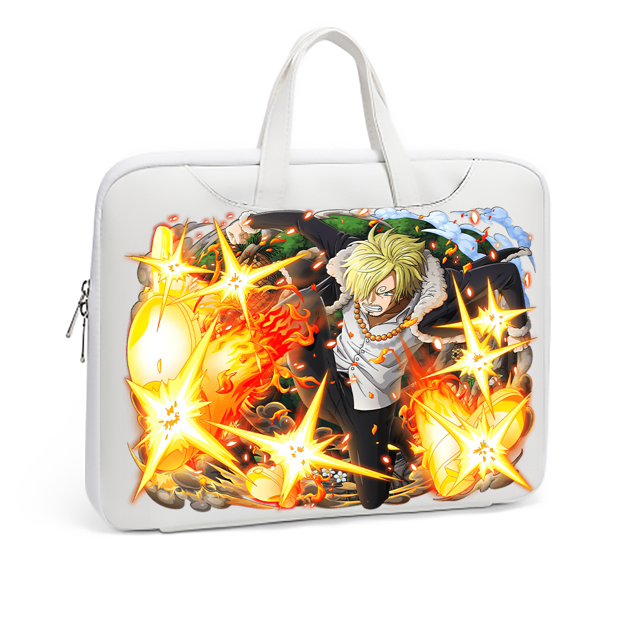 （画像用） ワンピース サンジ ONE PIECE Sanji レザーラップトップバッグ　ノートパソコンケース