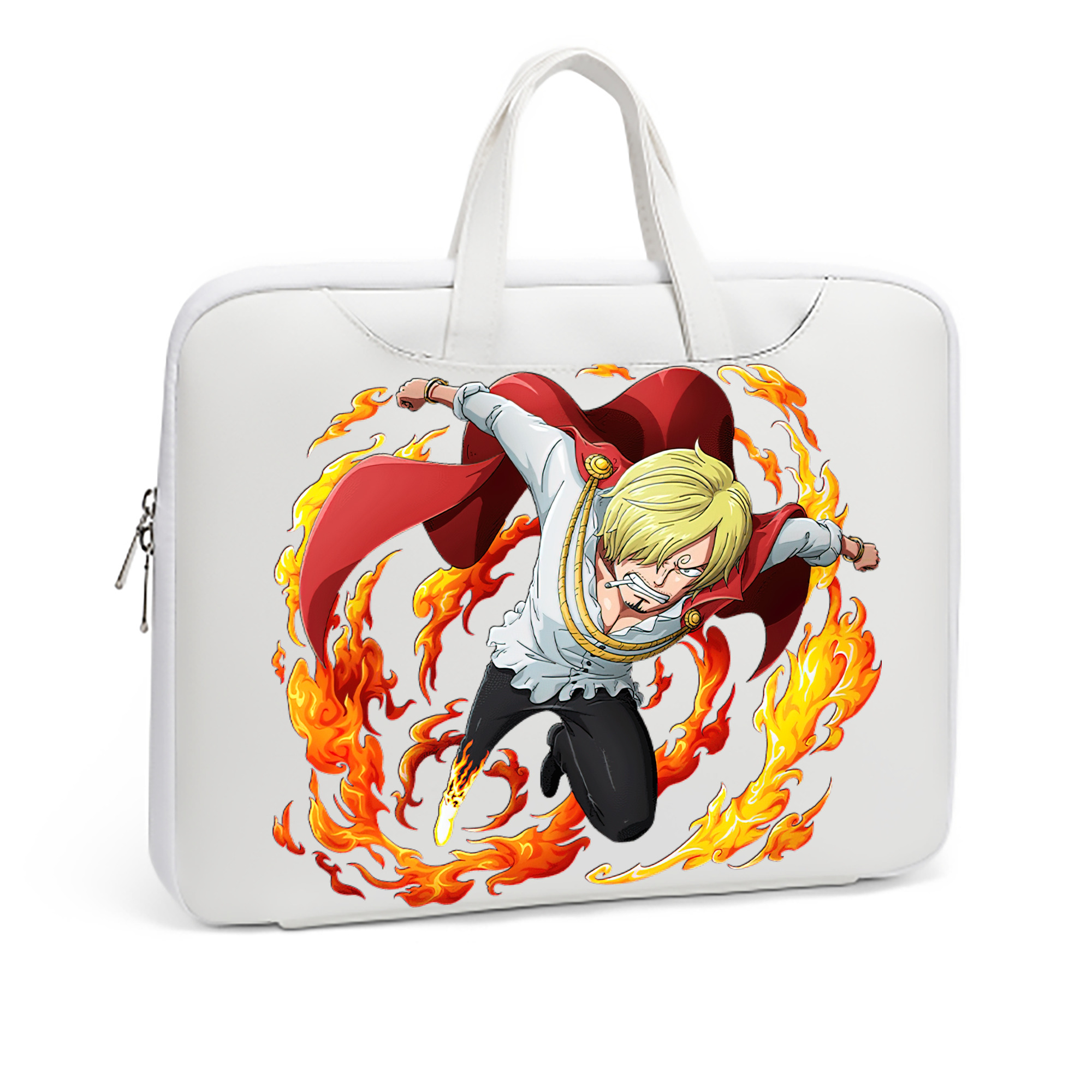 （画像用） ワンピース サンジ ONE PIECE Sanji レザーラップトップバッグ　ノートパソコンケース