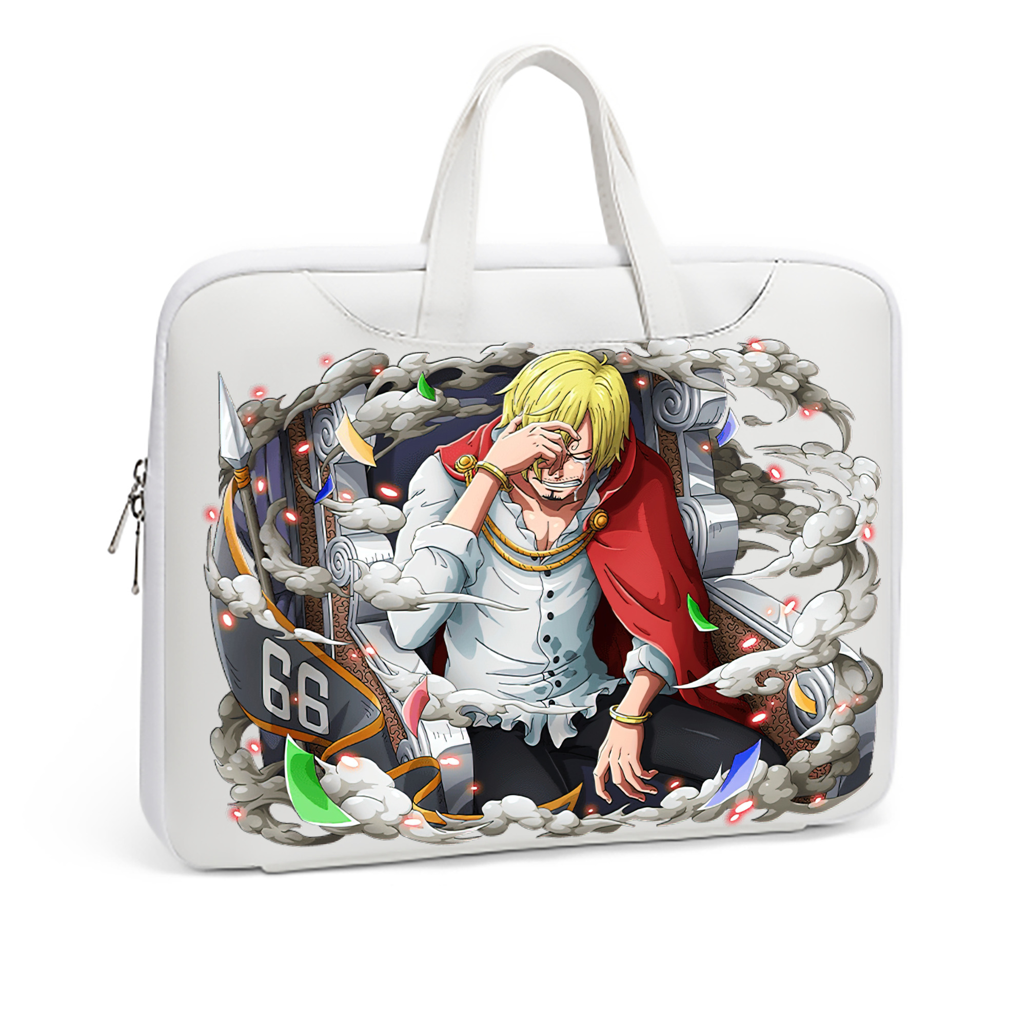 （画像用） ワンピース サンジ ONE PIECE Sanji レザーラップトップバッグ　ノートパソコンケース