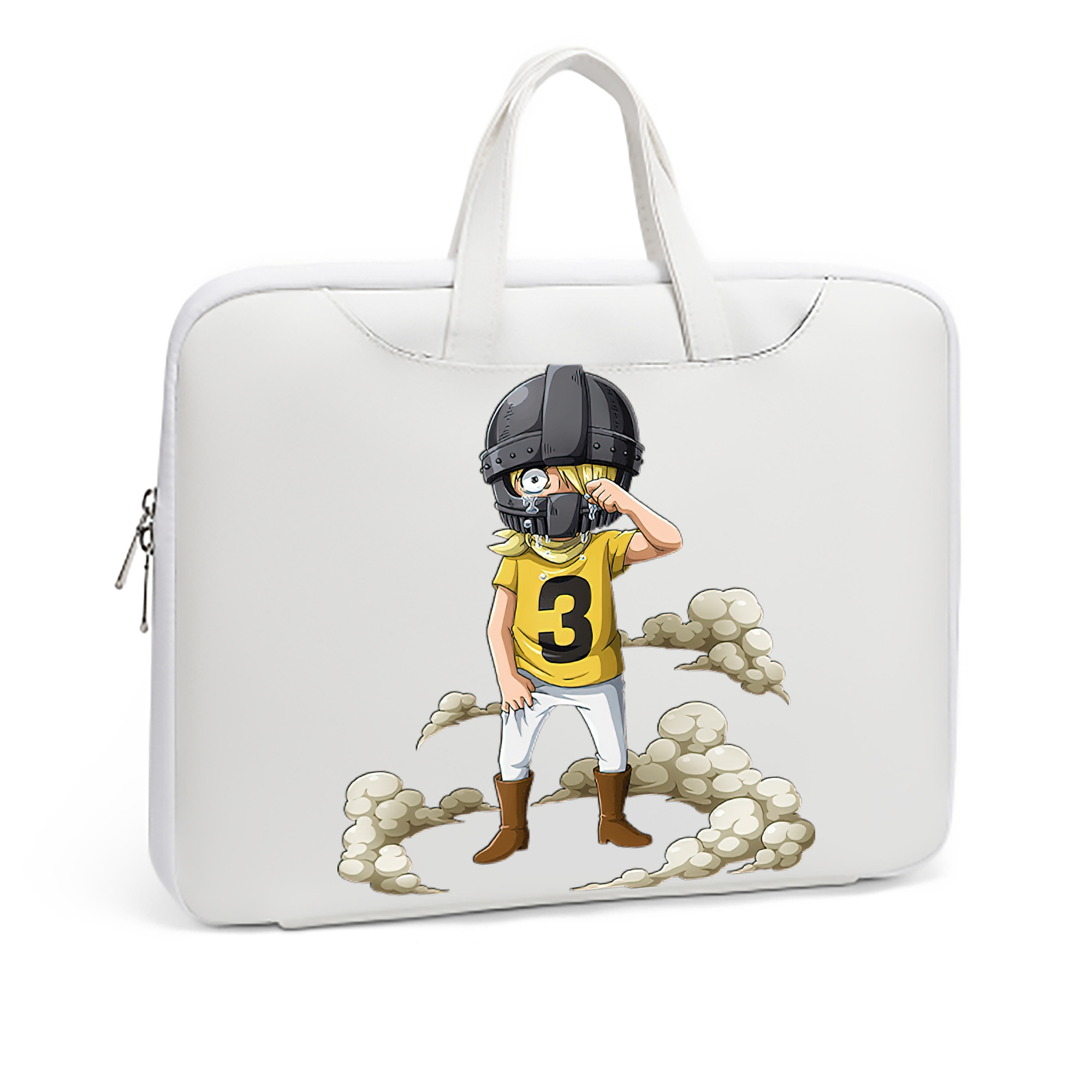 （画像用） ワンピース サンジ ONE PIECE Sanji レザーラップトップバッグ　ノートパソコンケース