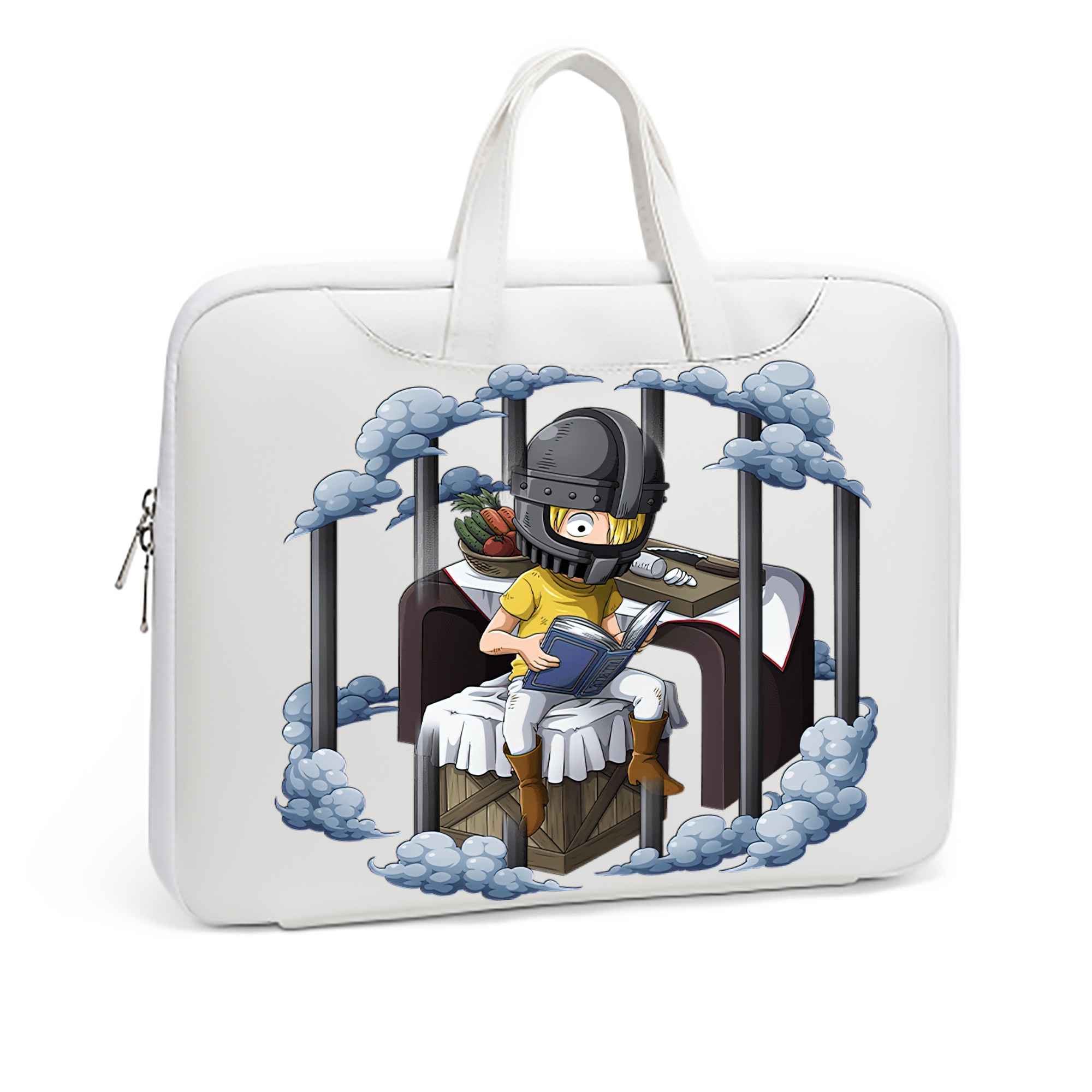 （画像用） ワンピース サンジ ONE PIECE Sanji レザーラップトップバッグ　ノートパソコンケース