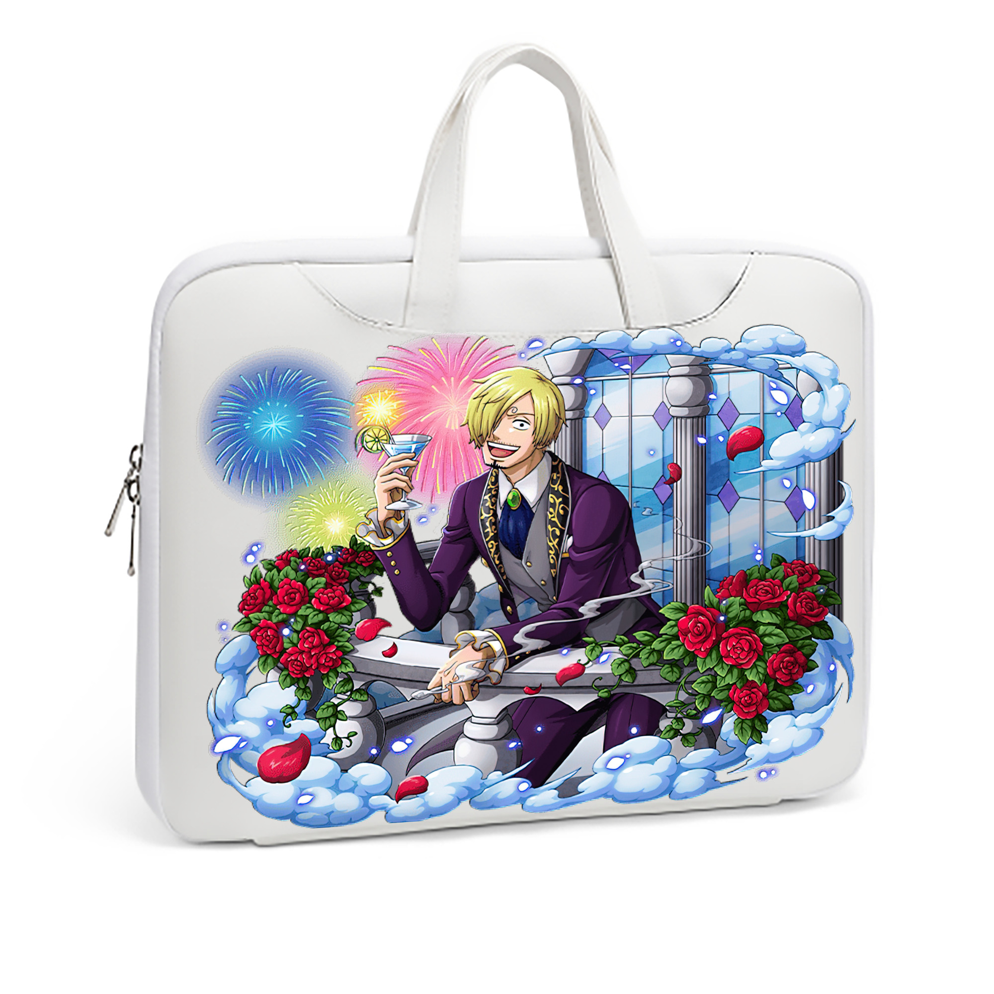 （画像用） ワンピース サンジ ONE PIECE Sanji レザーラップトップバッグ　ノートパソコンケース