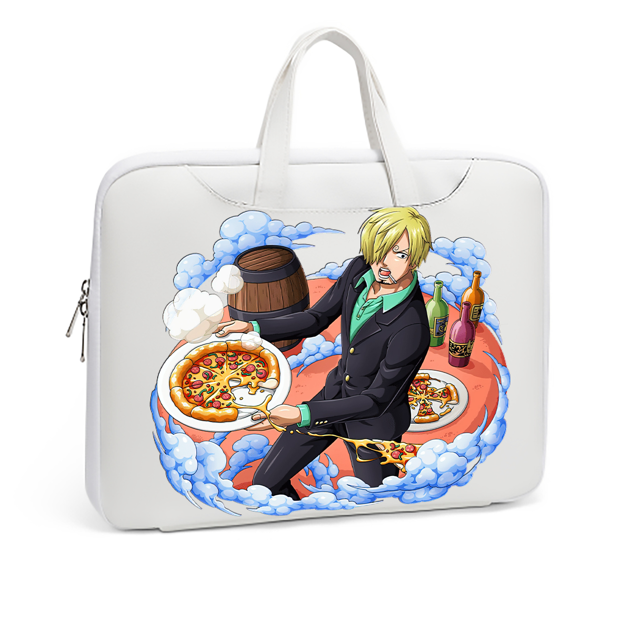 （画像用） ワンピース サンジ ONE PIECE Sanji レザーラップトップバッグ　ノートパソコンケース