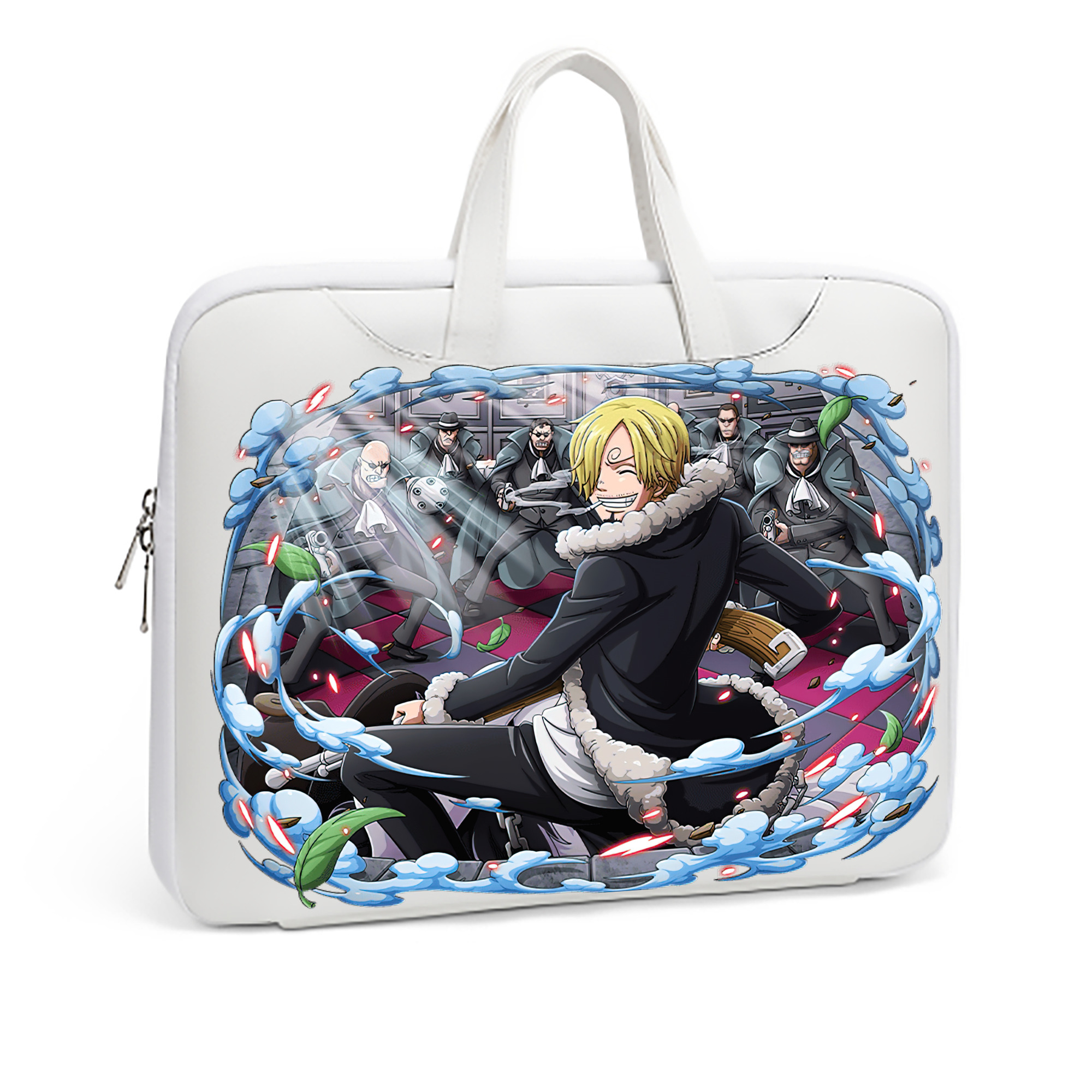 ワンピース サンジ ONE PIECE Sanji レザーラップトップバッグ　ノートパソコンケース