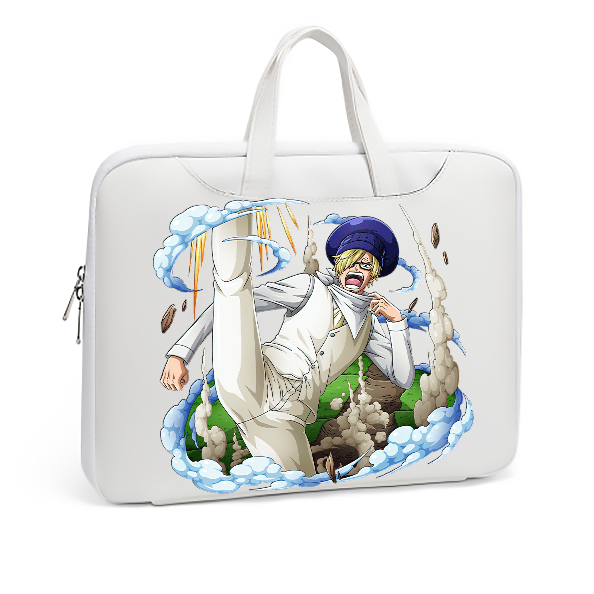 ワンピース サンジ ONE PIECE Sanji レザーラップトップバッグ　ノートパソコンケース