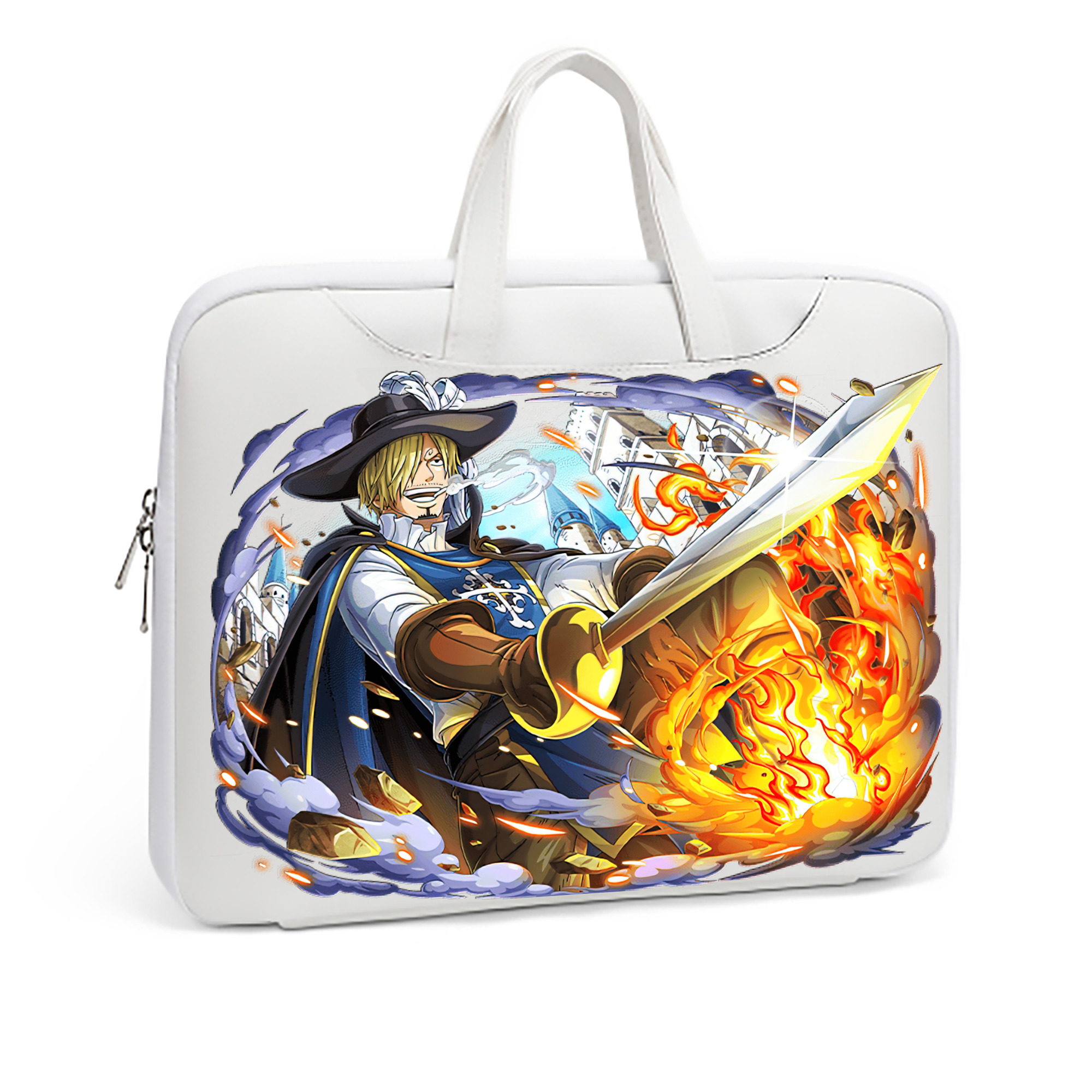 ワンピース サンジ ONE PIECE Sanji レザーラップトップバッグ　ノートパソコンケース
