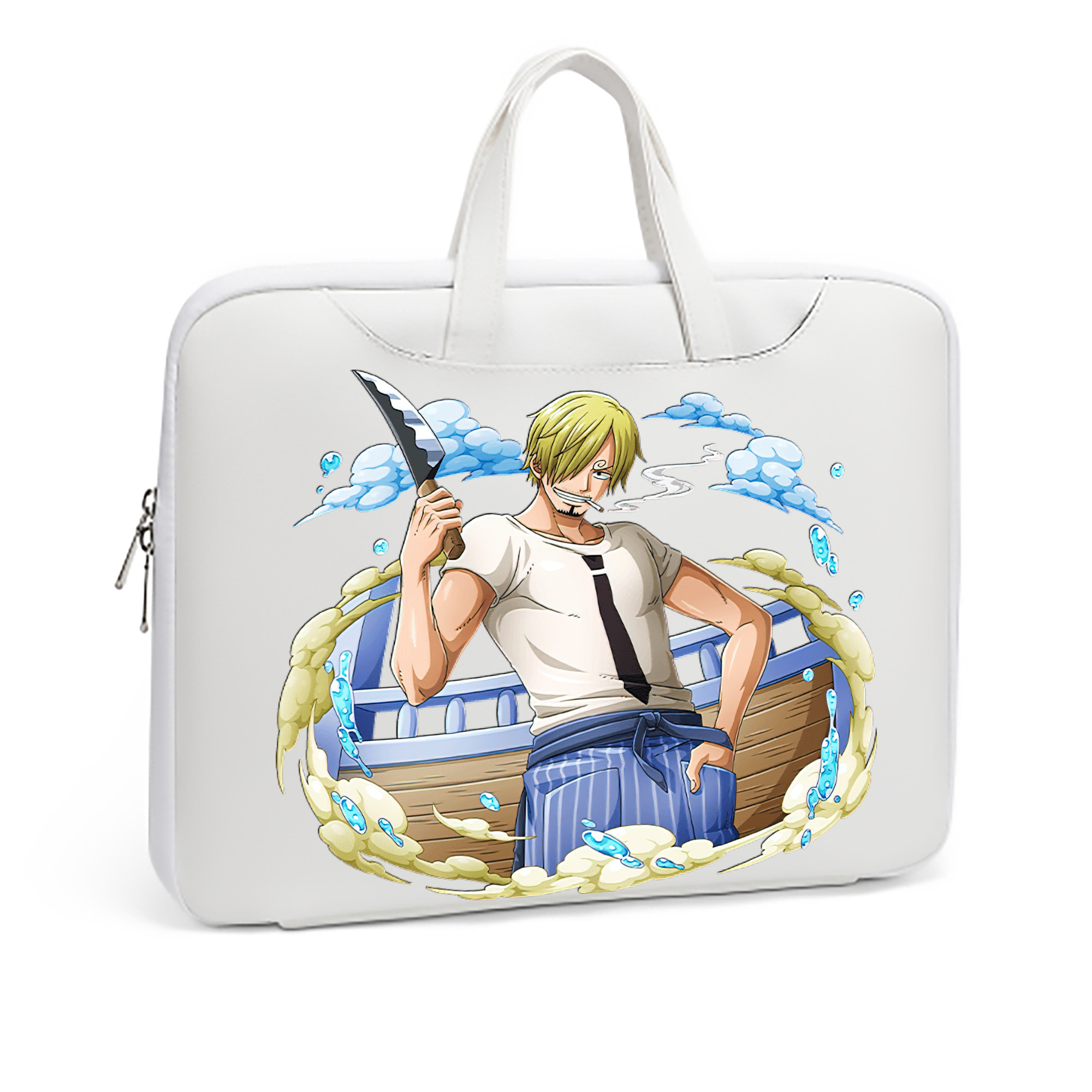 ワンピース サンジ ONE PIECE Sanji レザーラップトップバッグ　ノートパソコンケース
