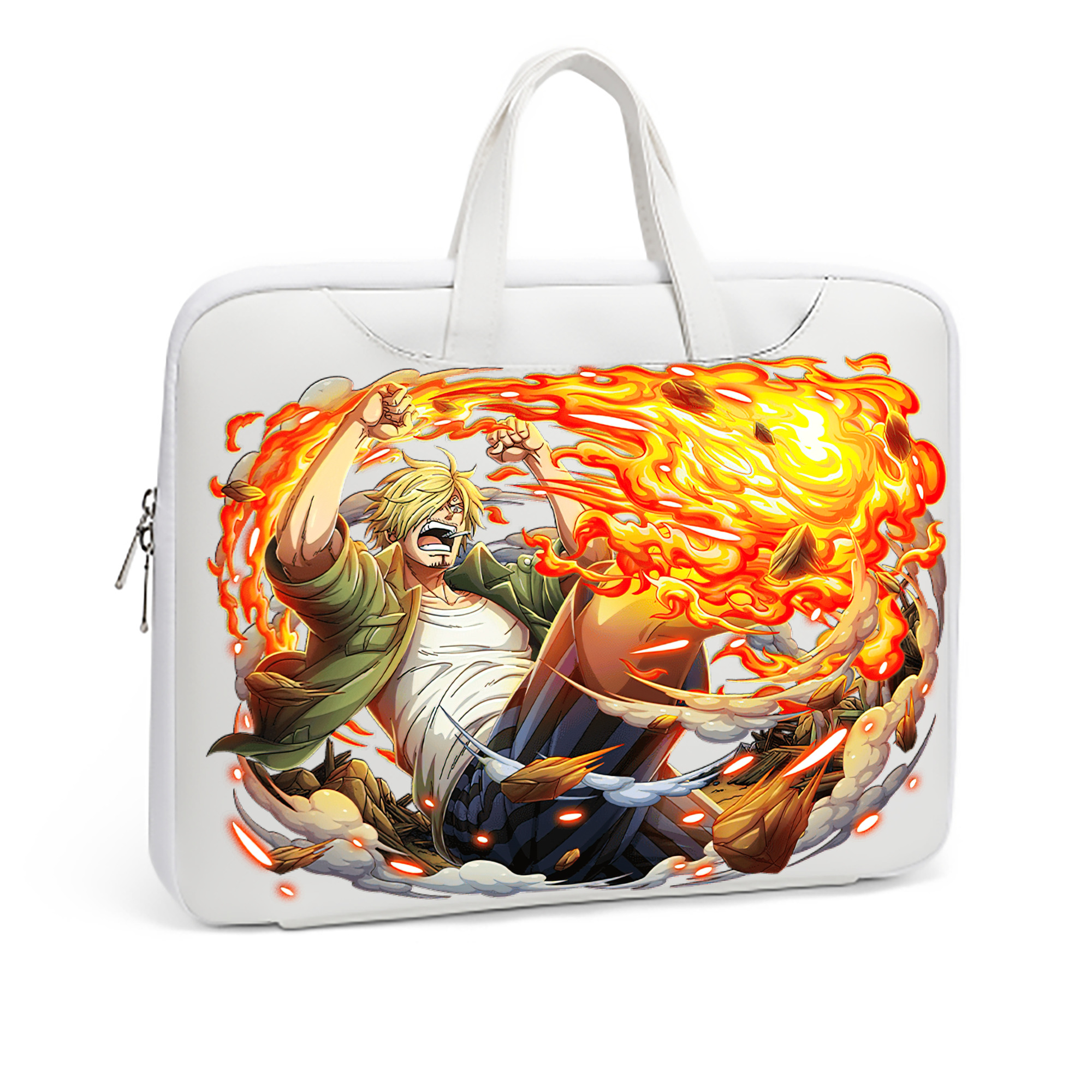 ワンピース サンジ ONE PIECE Sanji レザーラップトップバッグ　ノートパソコンケース