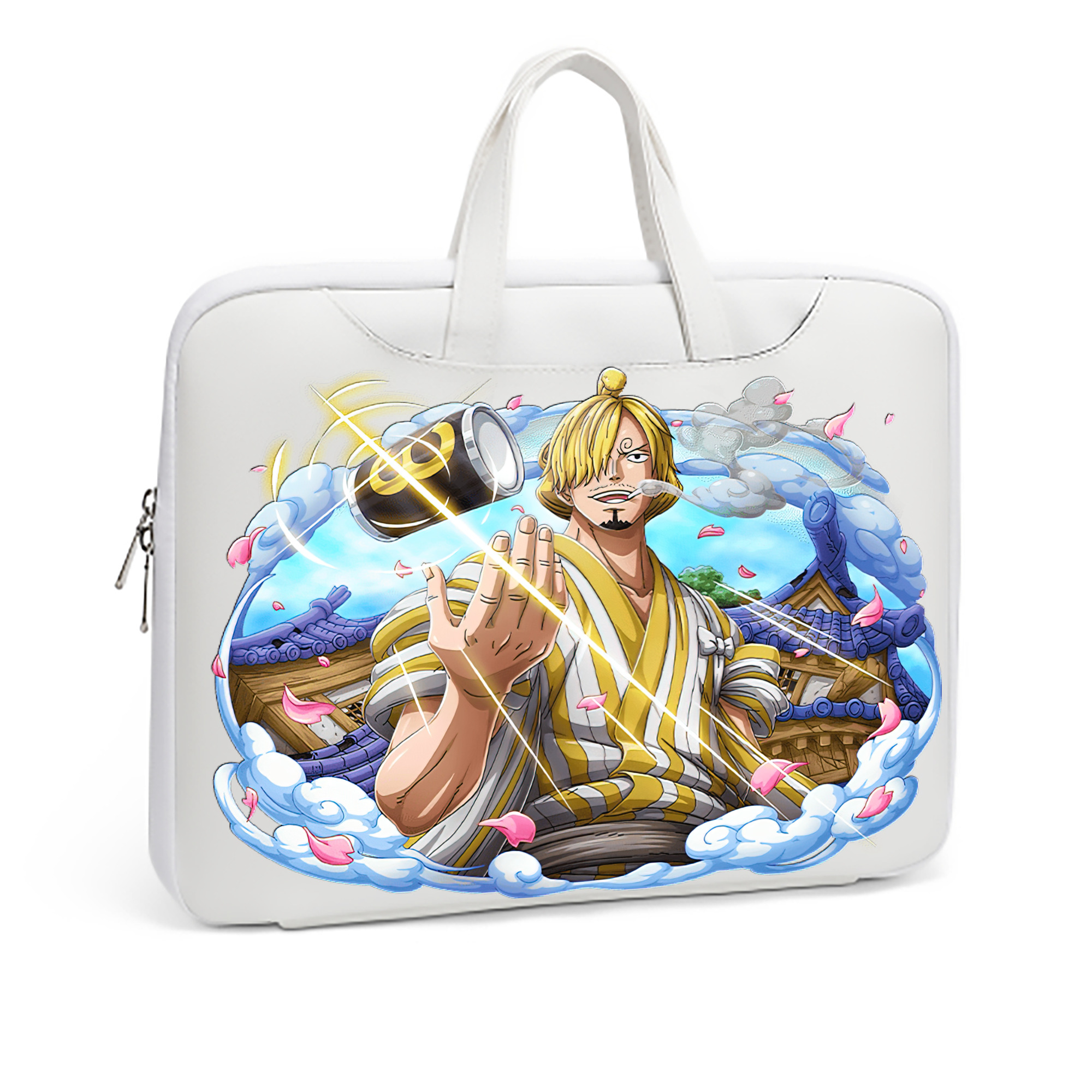 ワンピース サンジ ONE PIECE Sanji レザーラップトップバッグ　ノートパソコンケース