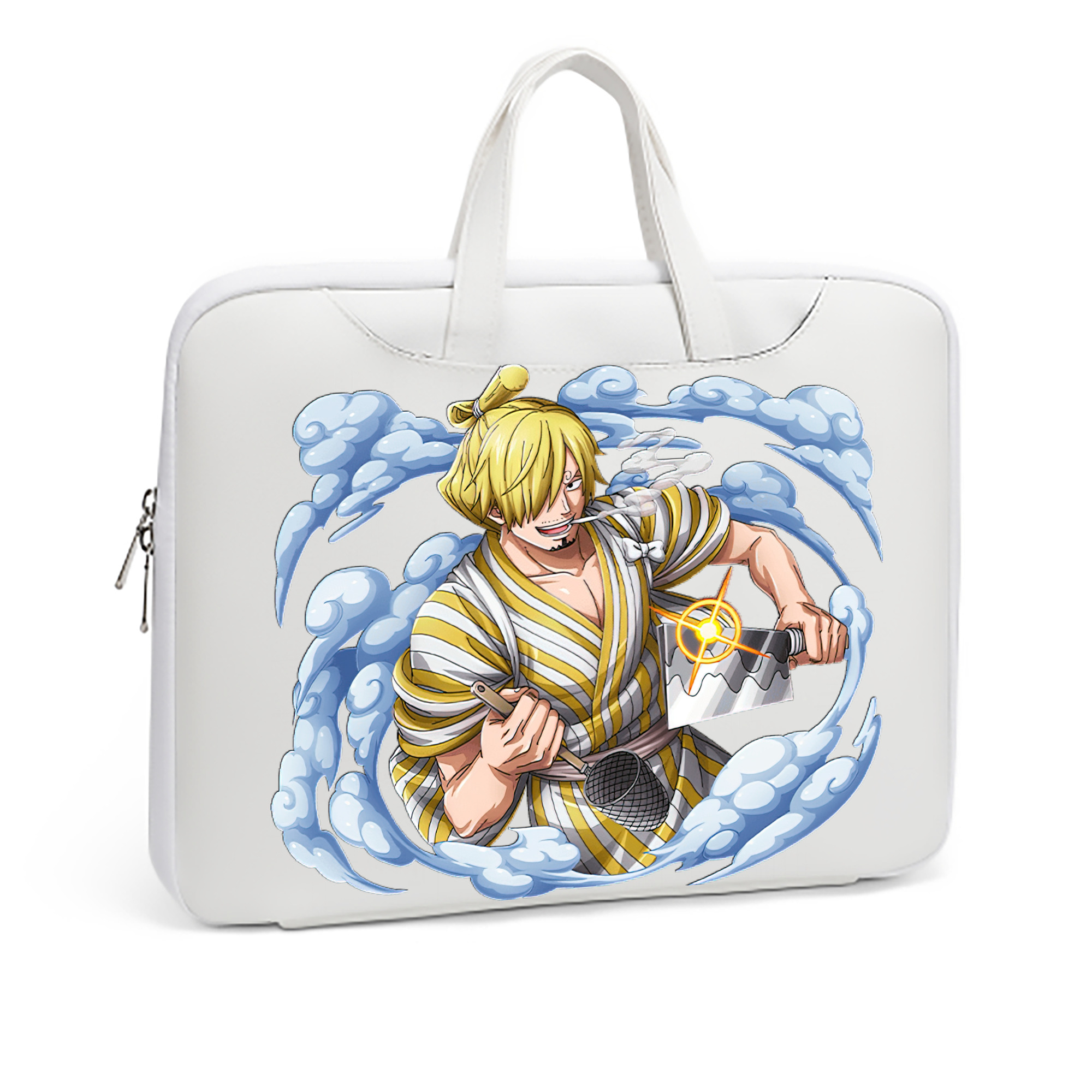 ワンピース サンジ ONE PIECE Sanji レザーラップトップバッグ　ノートパソコンケース