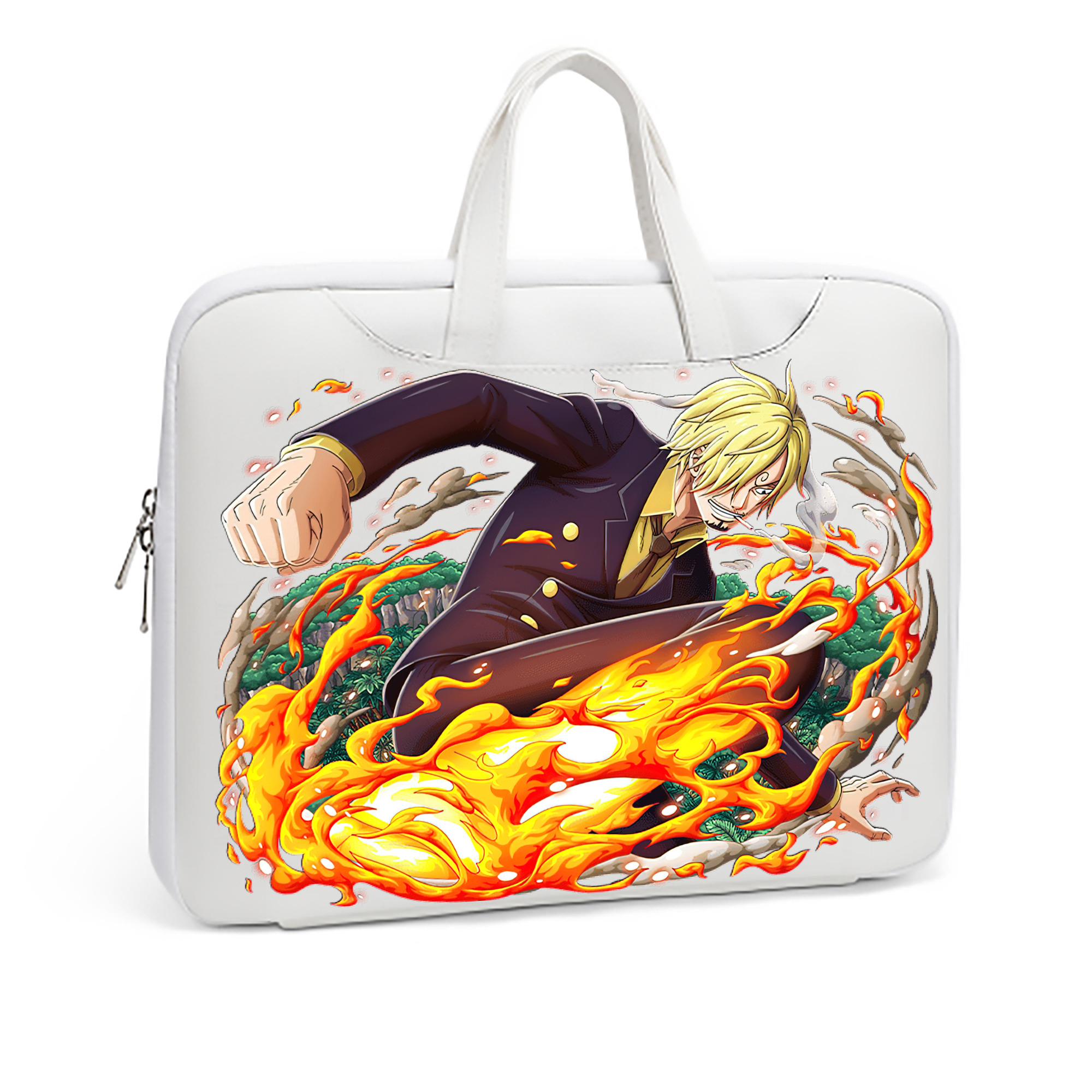 ワンピース サンジ ONE PIECE Sanji レザーラップトップバッグ　ノートパソコンケース