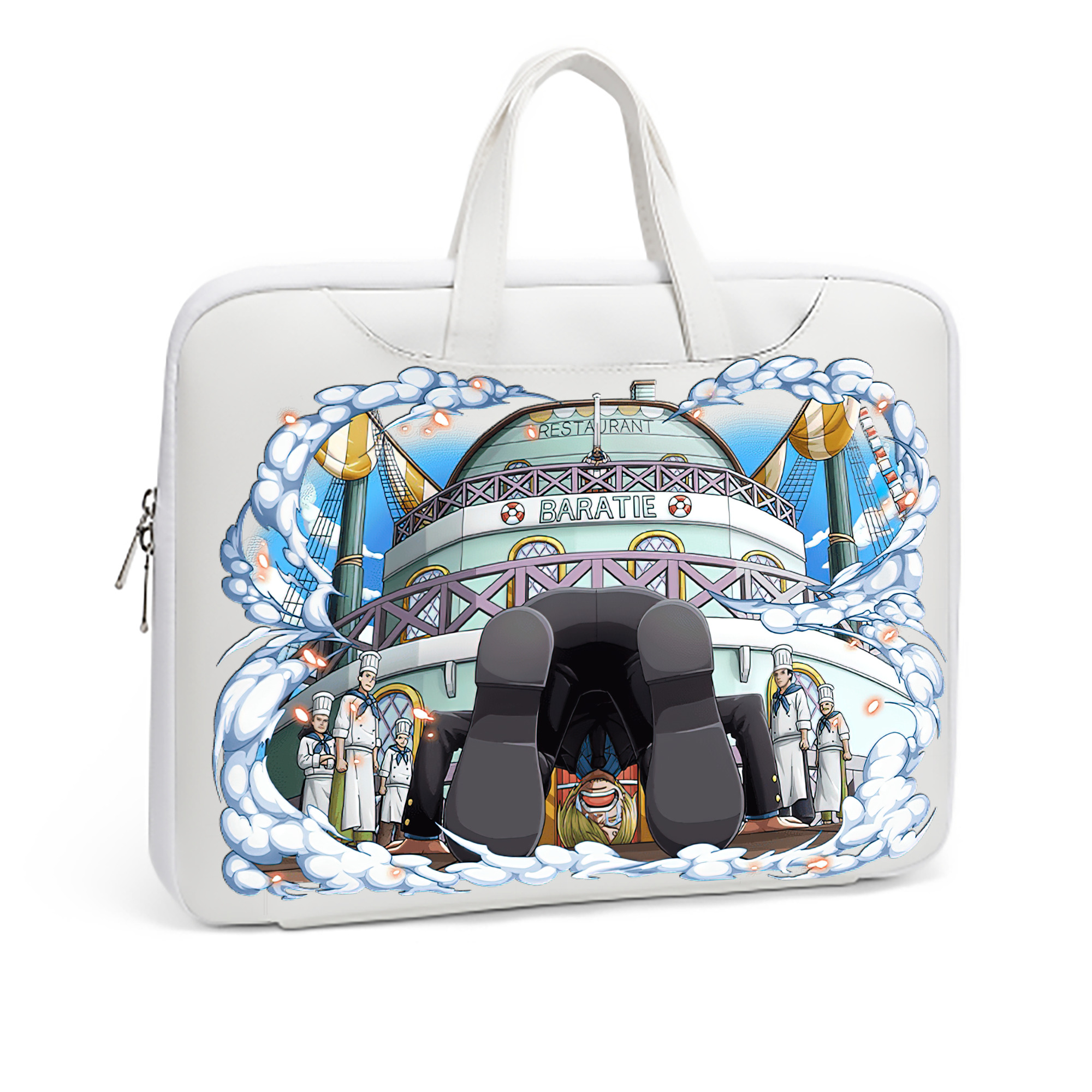 ワンピース サンジ ONE PIECE Sanji レザーラップトップバッグ　ノートパソコンケース