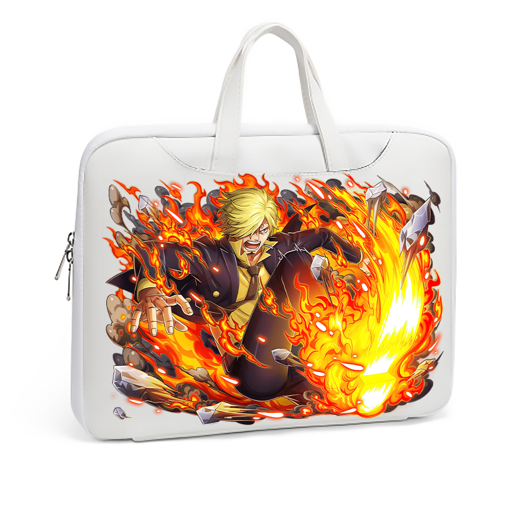 ワンピース サンジ ONE PIECE Sanji レザーラップトップバッグ　ノートパソコンケース